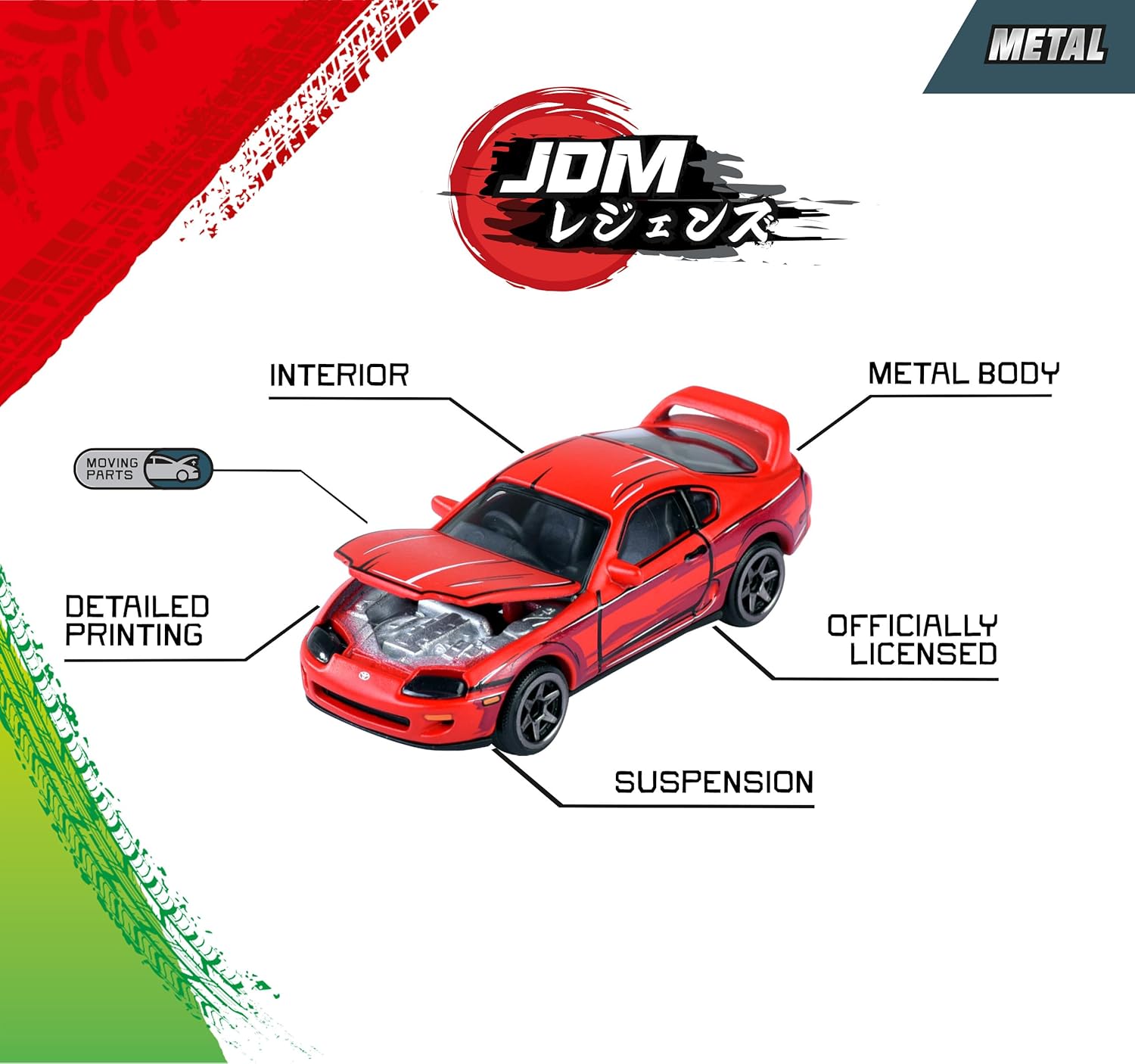 Majorette JDM Legends Anime 5 Pieces Giftpack