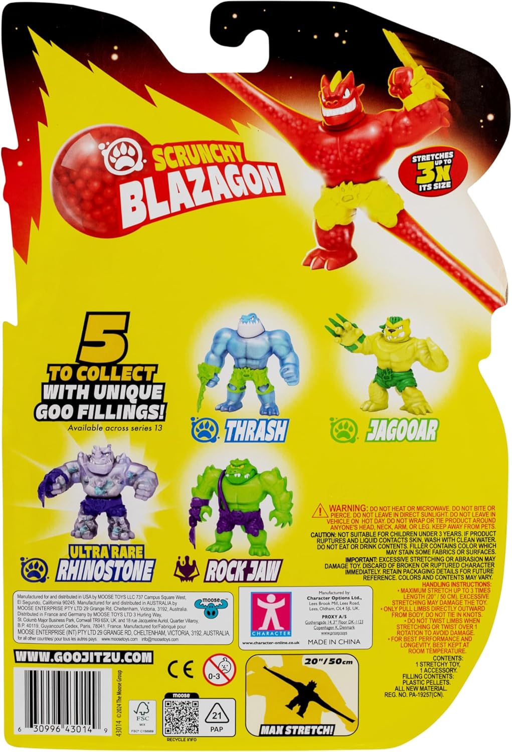 Heroes of Goo Jit Zu Meteor Madness Scrunchy Blazagon