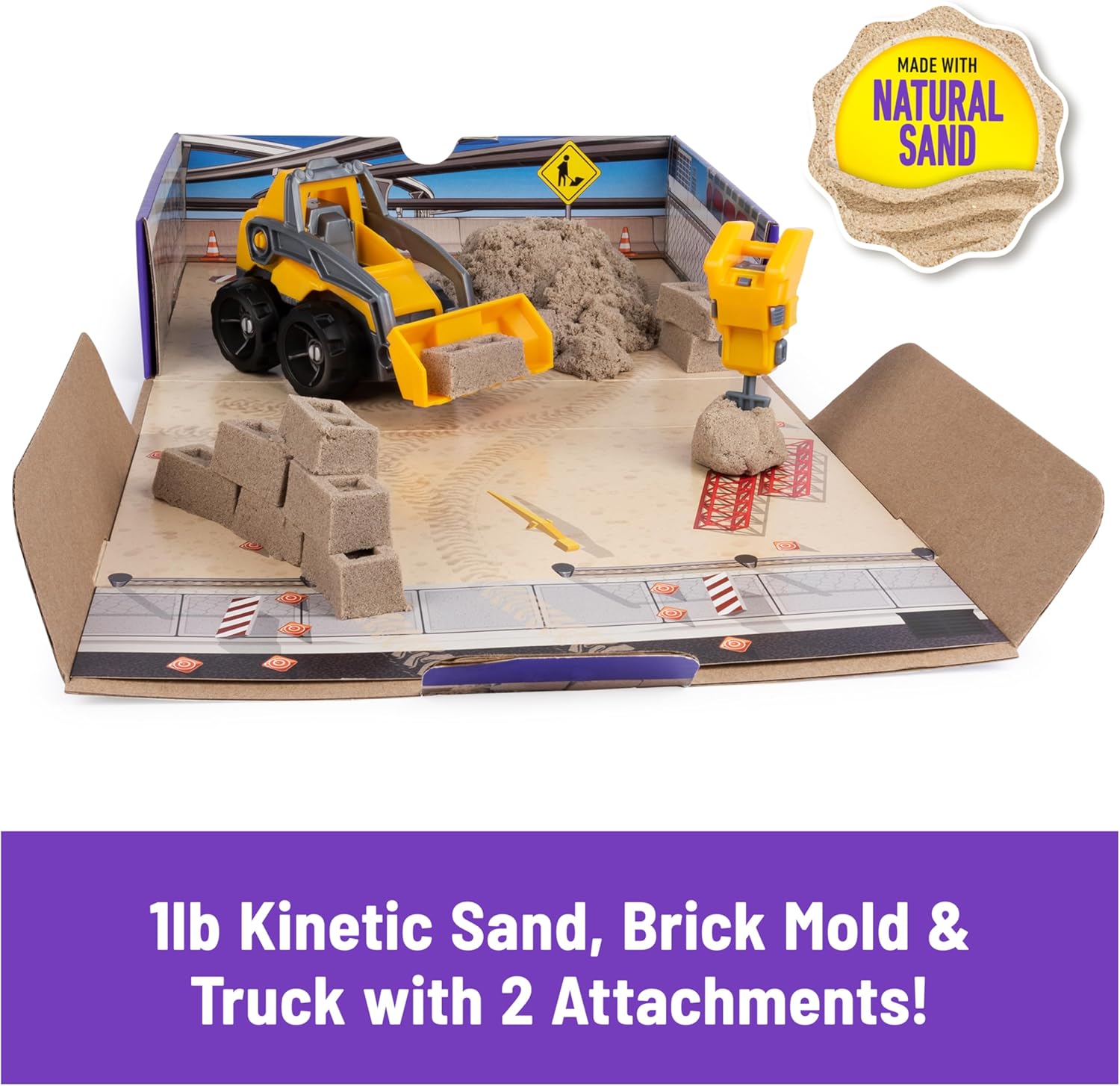 Kinetic Sand Dig n Demolish Play Set
