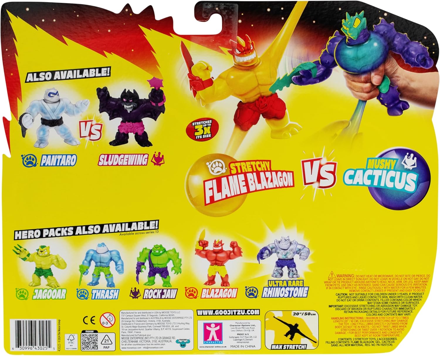 Heroes of Goo Jit Zu Meteor Madness Versus Pack Blaz VS Cacticus