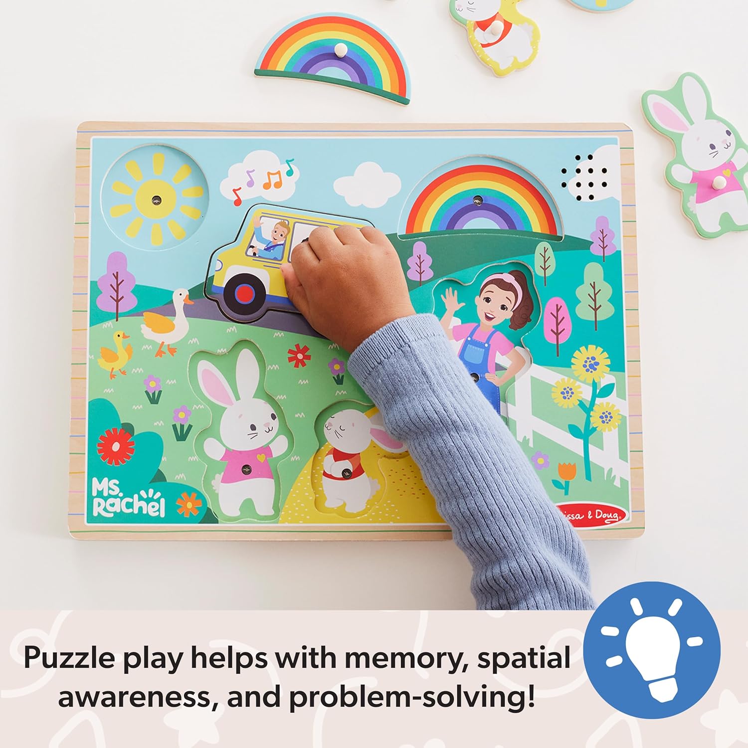 Ms. Rachel Wooden song Puzzle