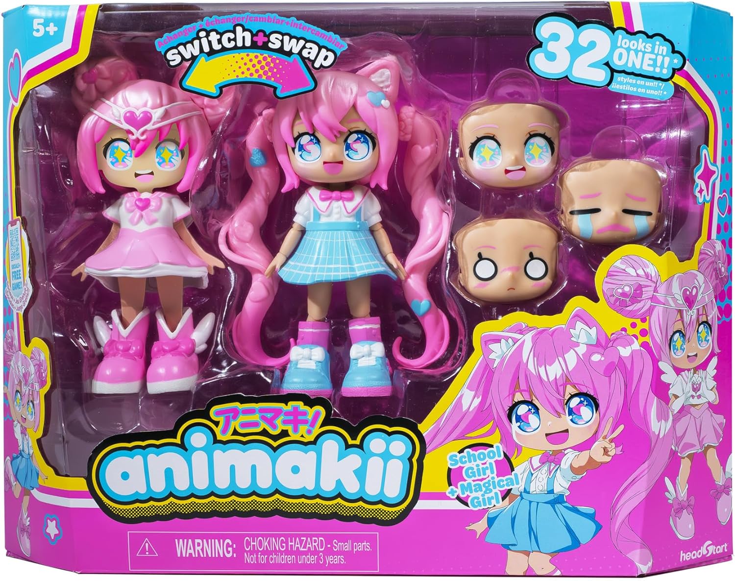 Animakii Doll Magical Girl & School Girl Pack