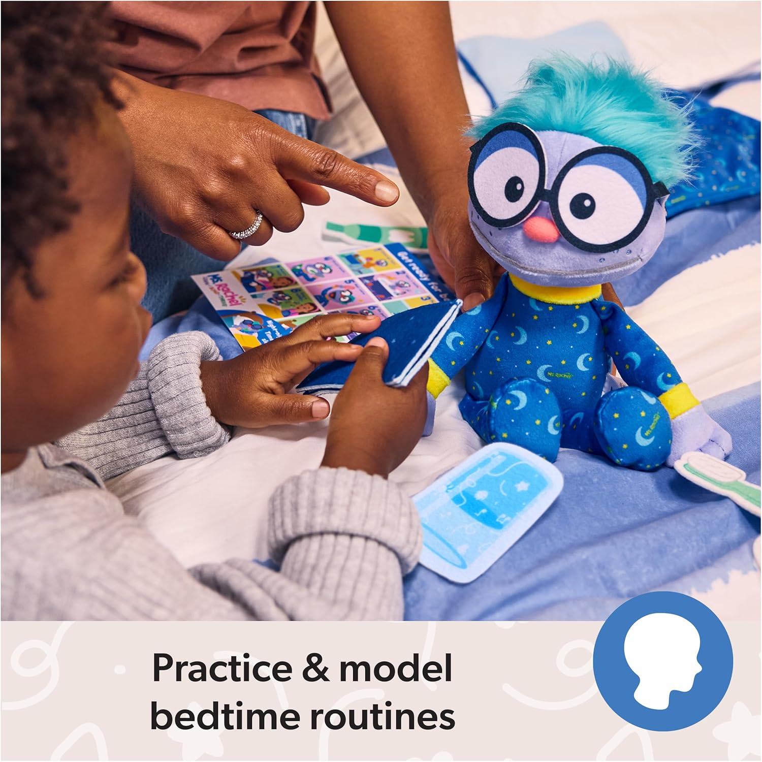 Ms. Rachel Goodnight Frankie Bedtime 11" Plush