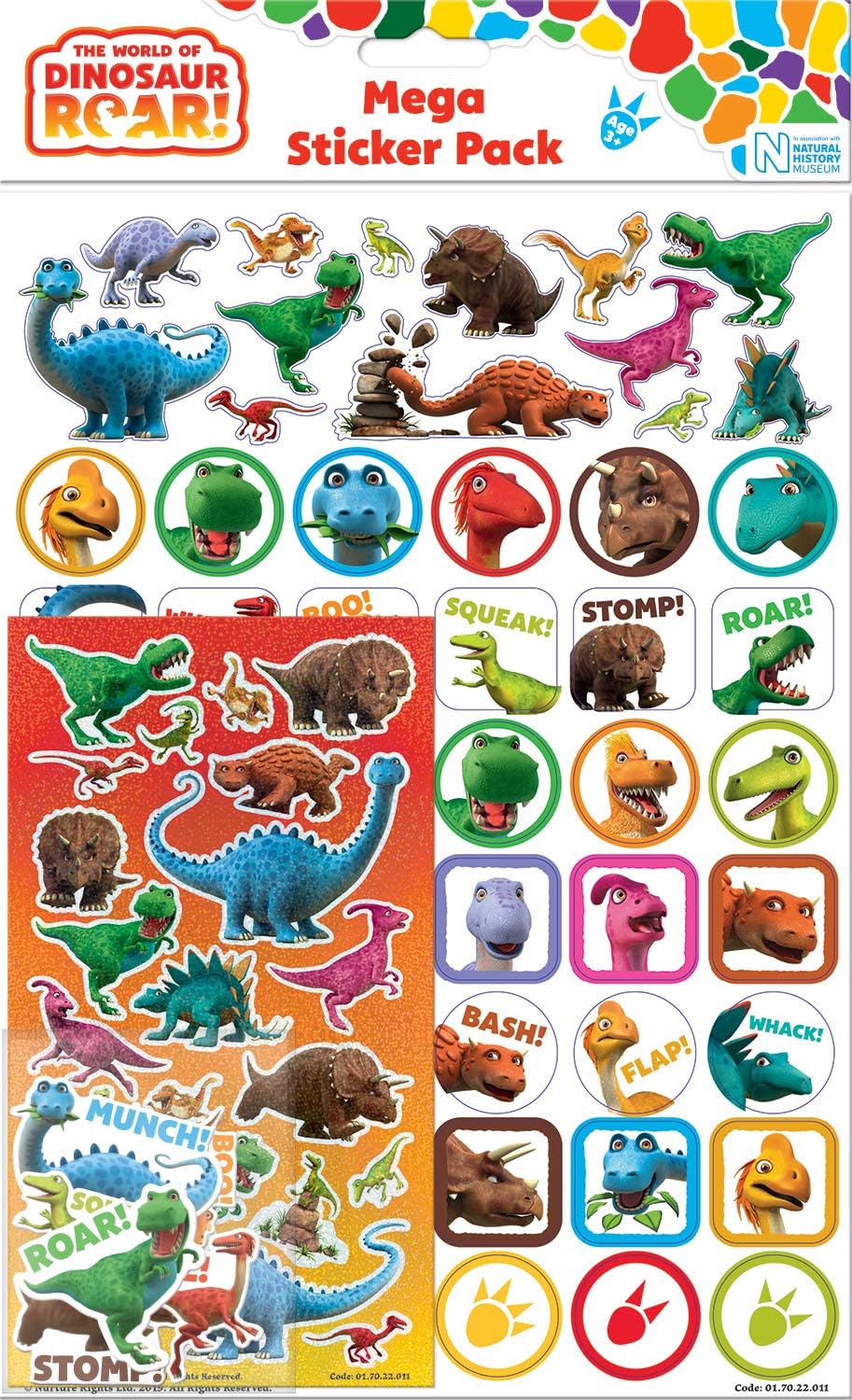 Dinosaur Roar Mega Sticker Pack