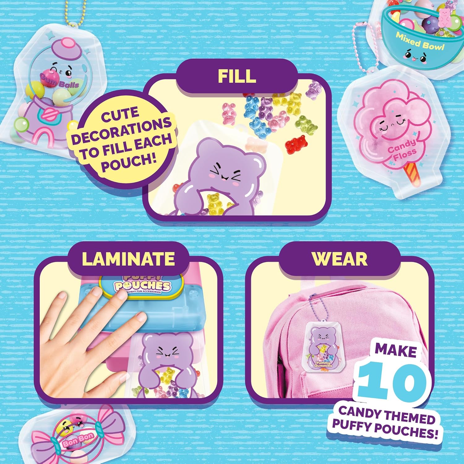 Puffy Pouches Theme Set - Candy Store