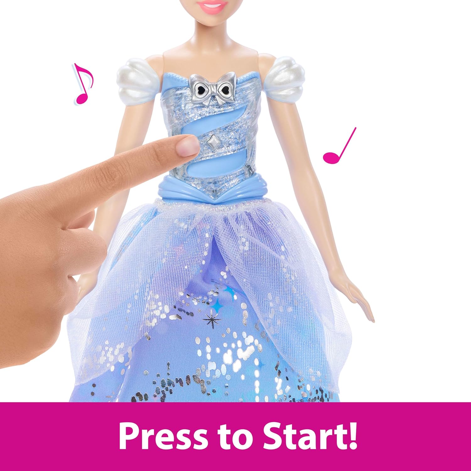 Disney Princess Cinderella Light-Up Dress Fashion Doll