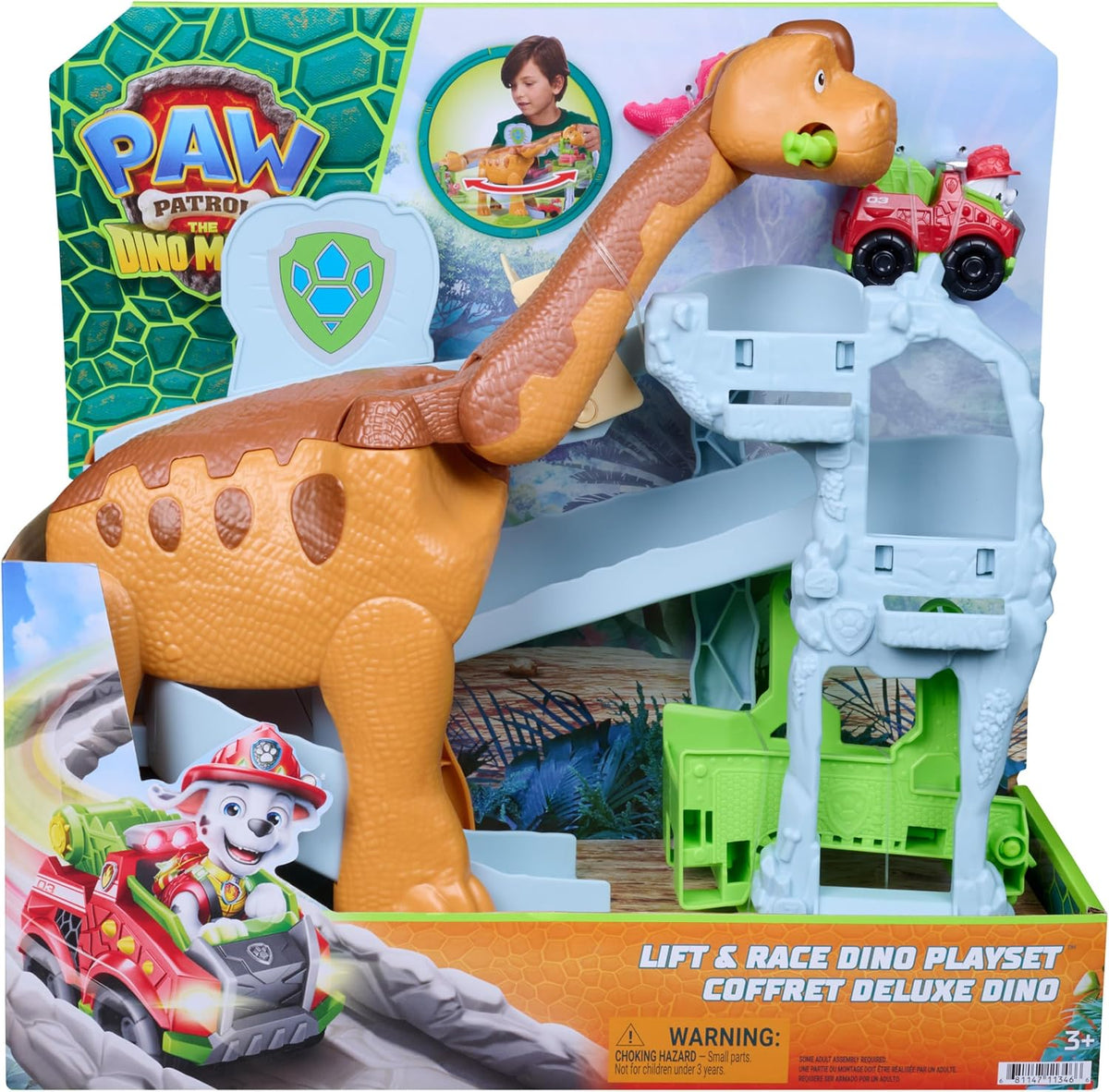 Paw Patrol Dino Movie Pup Squad Lift & Race Dino