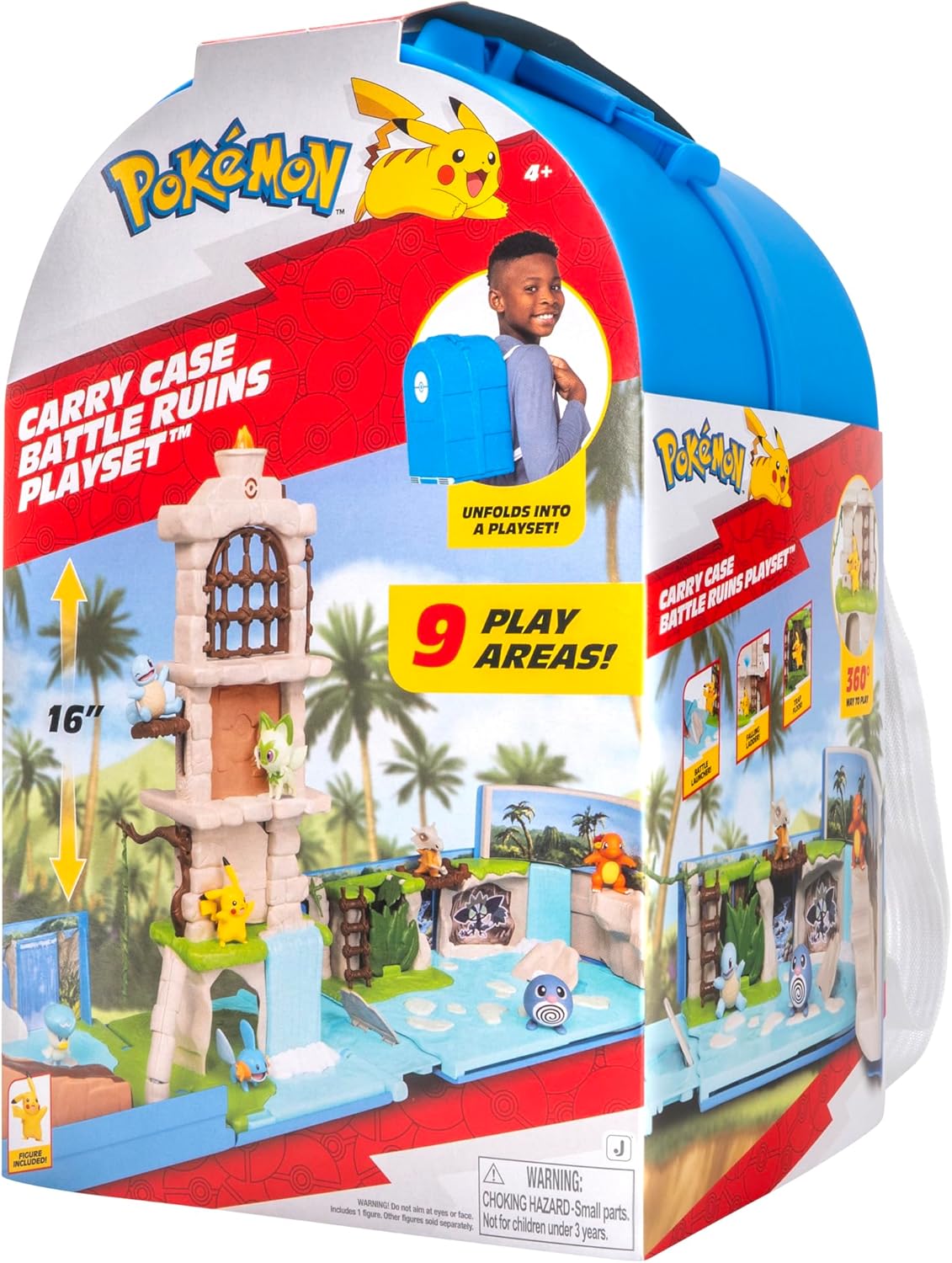 Pokemon Carry Case Battle Ruins Playset