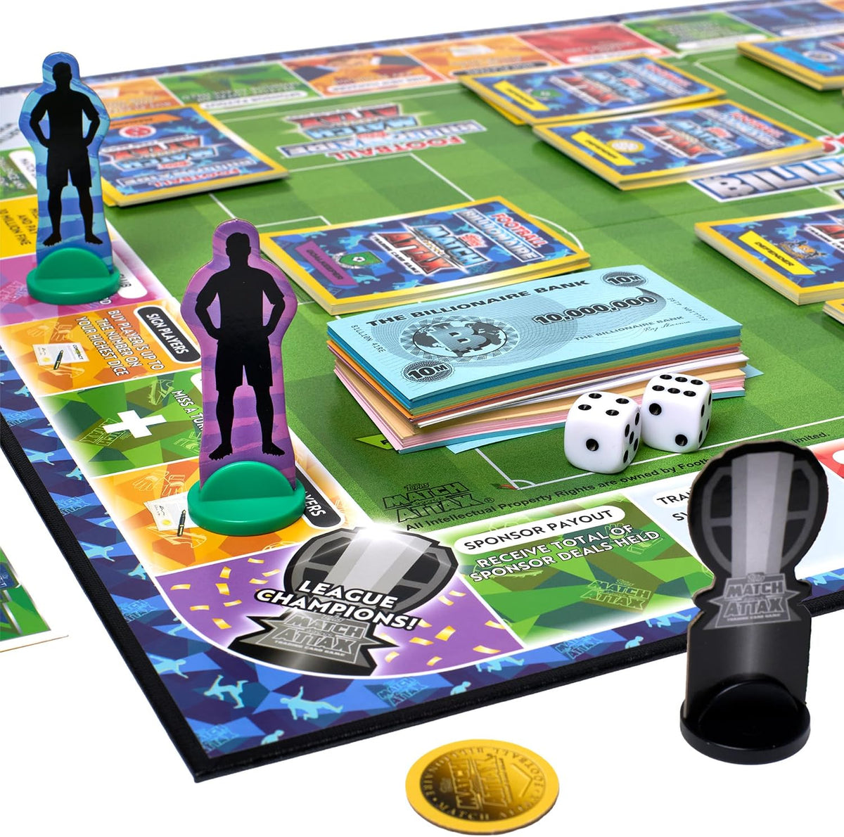 Football Billionaire Match Attax Board Game