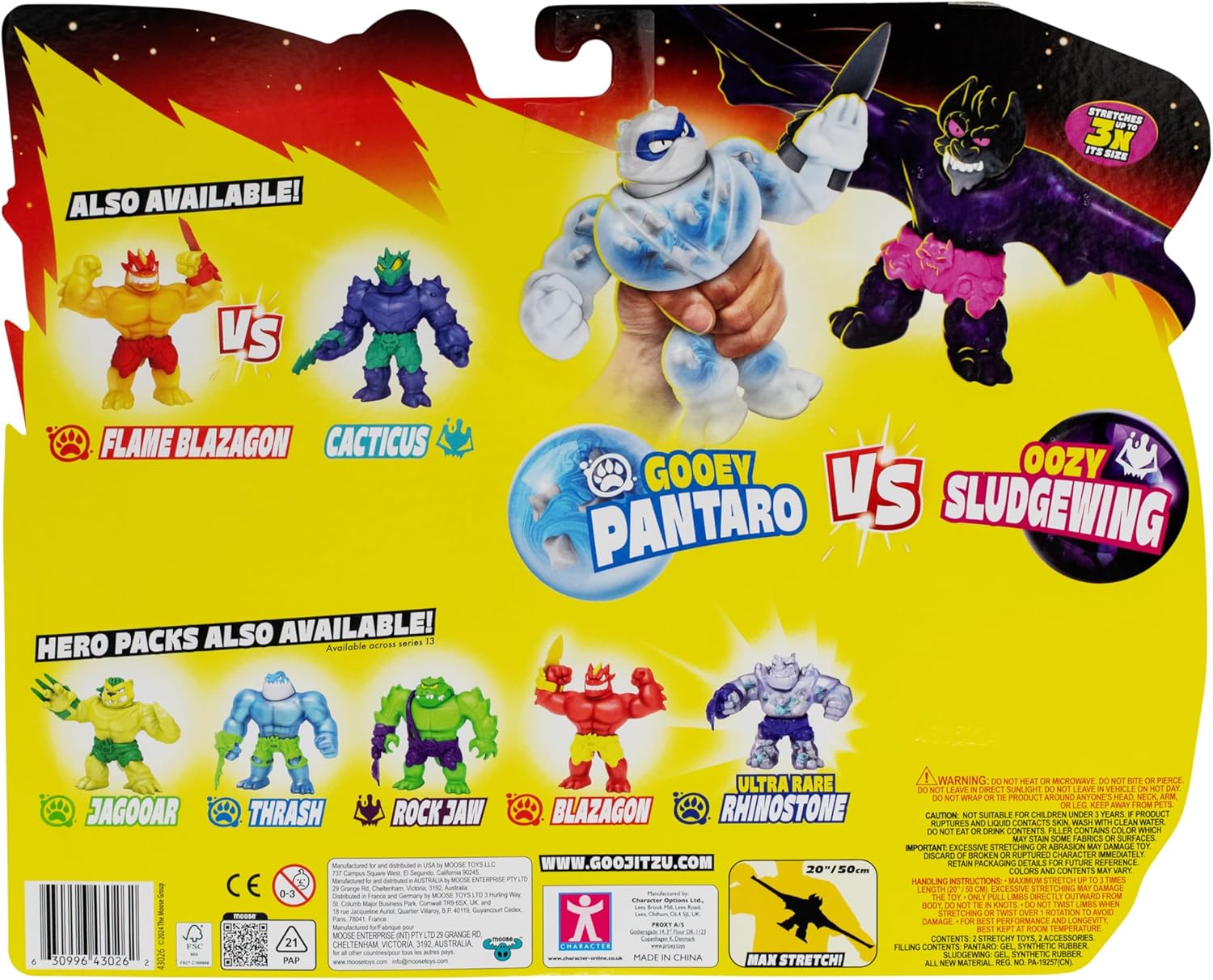 Heroes of Goo Jit Zu Meteor Madness Versus Hero Pack Pantaro VS Sludewing