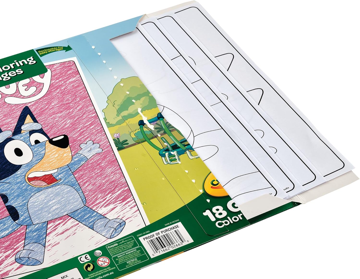 Crayola Bluey Giant Colouring Pages