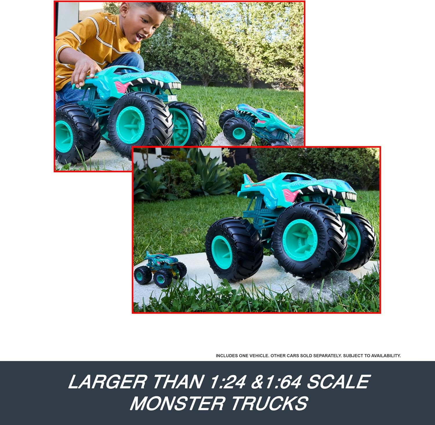 Hot Wheels Monster Trucks Colossal Mega-Wrex Toy Truck