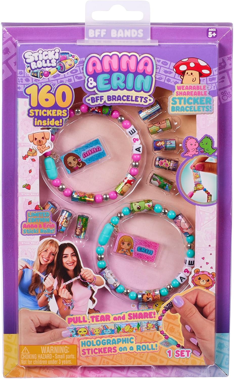 Sticki Rolls Anna & Erin BFF Pack