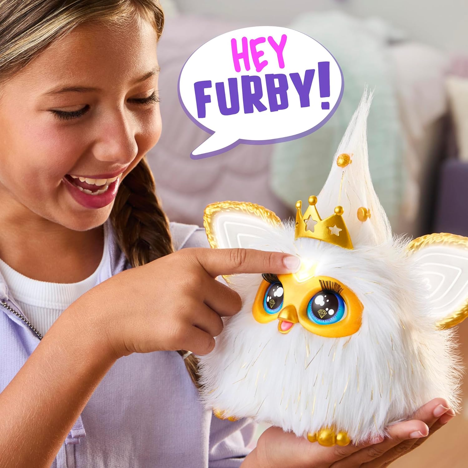 Furby Gold Glam Interactive Plush Toy