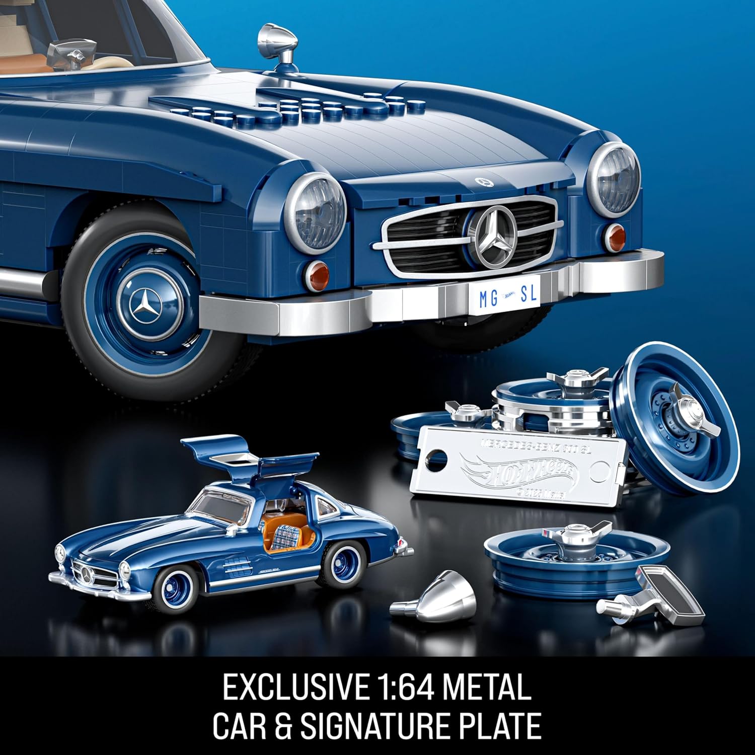 Hot Wheels Brick Shop Mercedes-Benz 300 SL