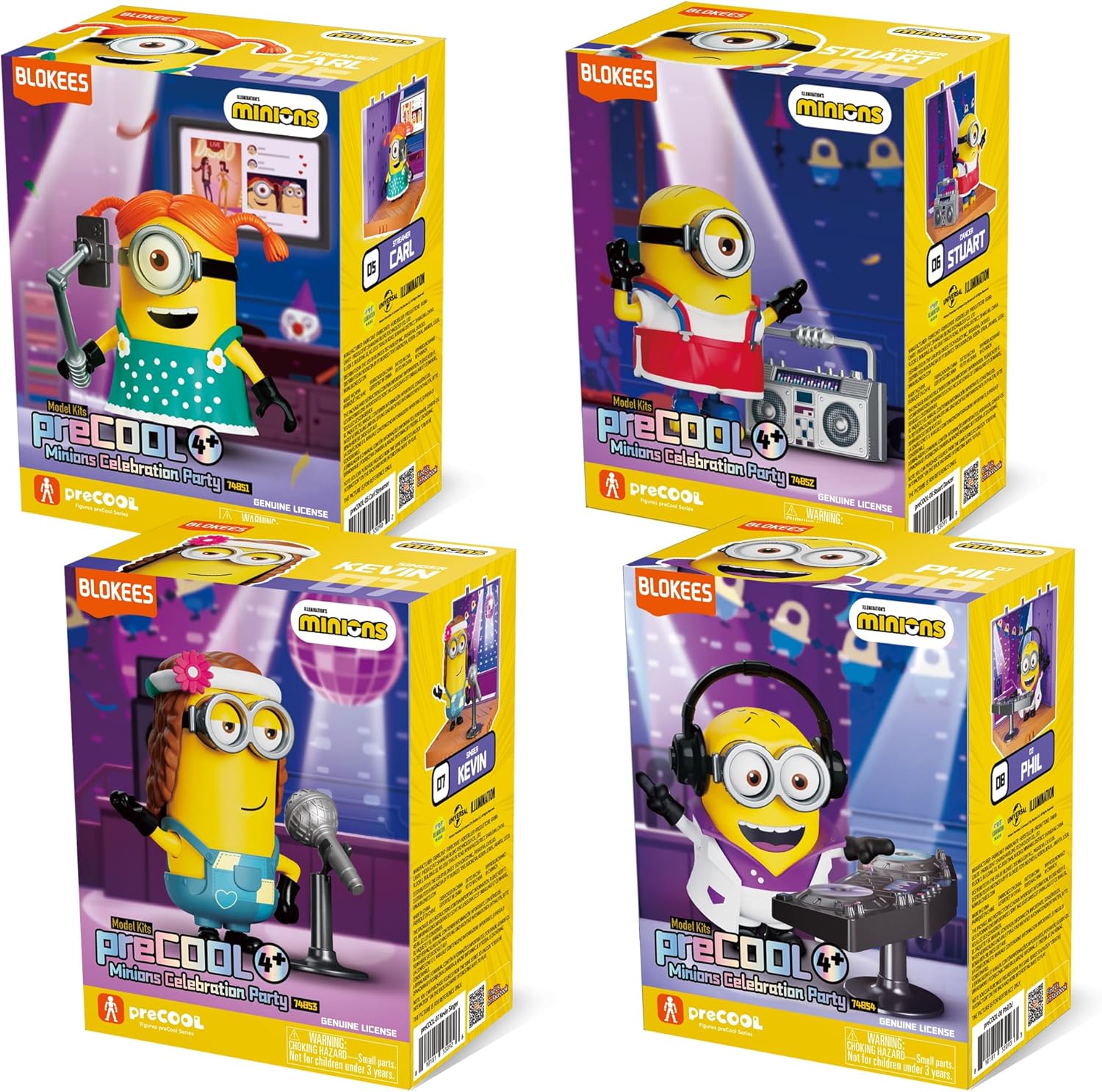 Blokees Figures -preCOOL - Minions - Celebration Party Series Assortment