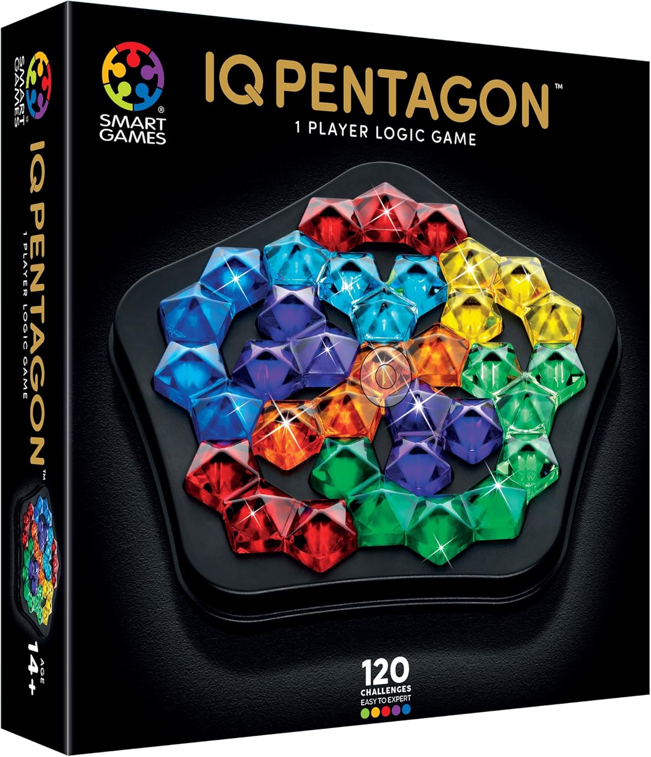 IQ Deluxe - Pentagon 1 Player Logic Game