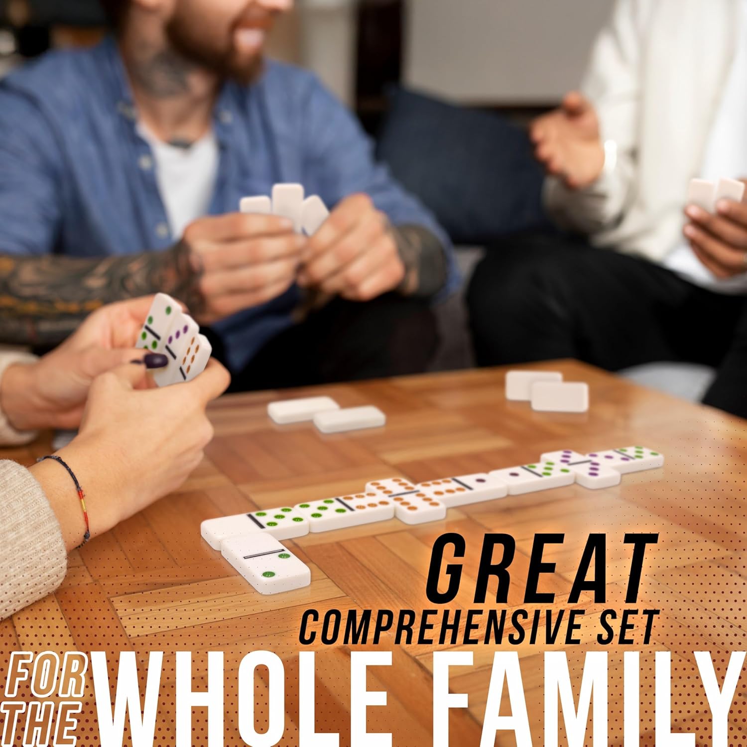 Dominoes - Double 9 in a Tin