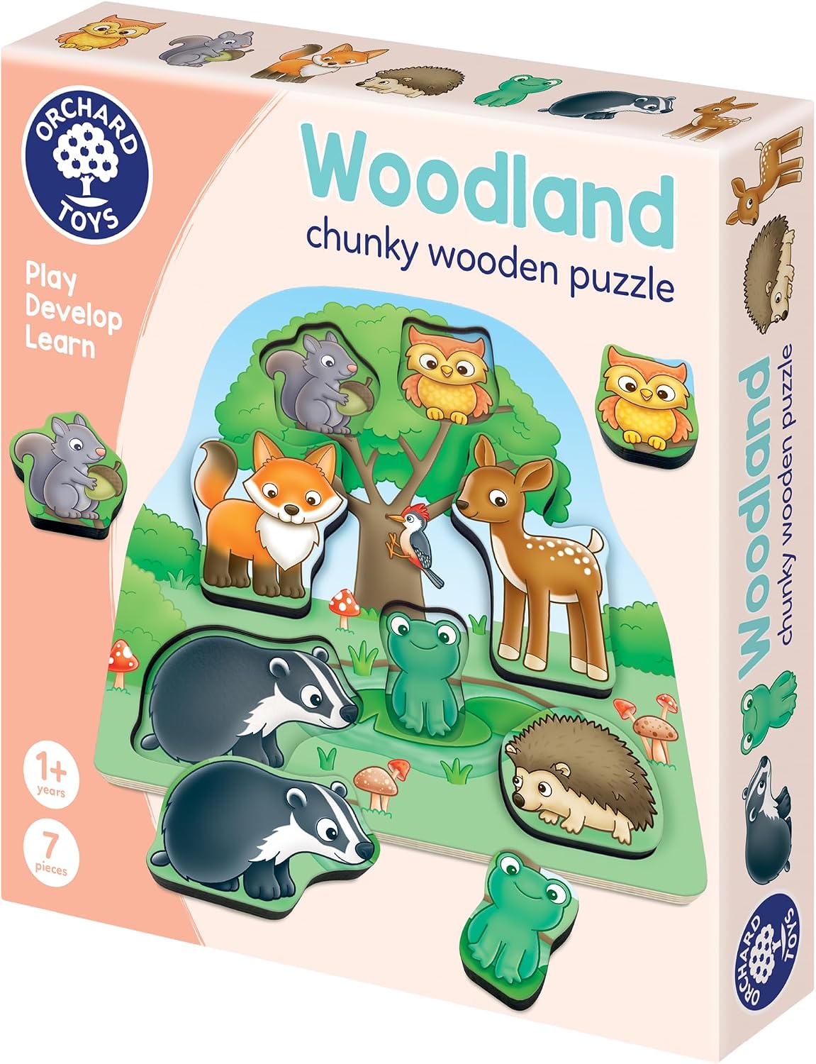 Orchard Woodlands Wooden Nesting Puzzle