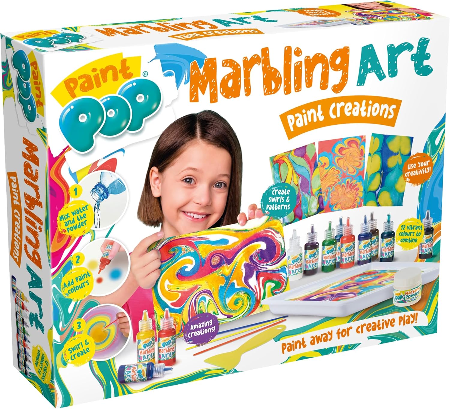 Paint Pop Paint Marbling Art Set