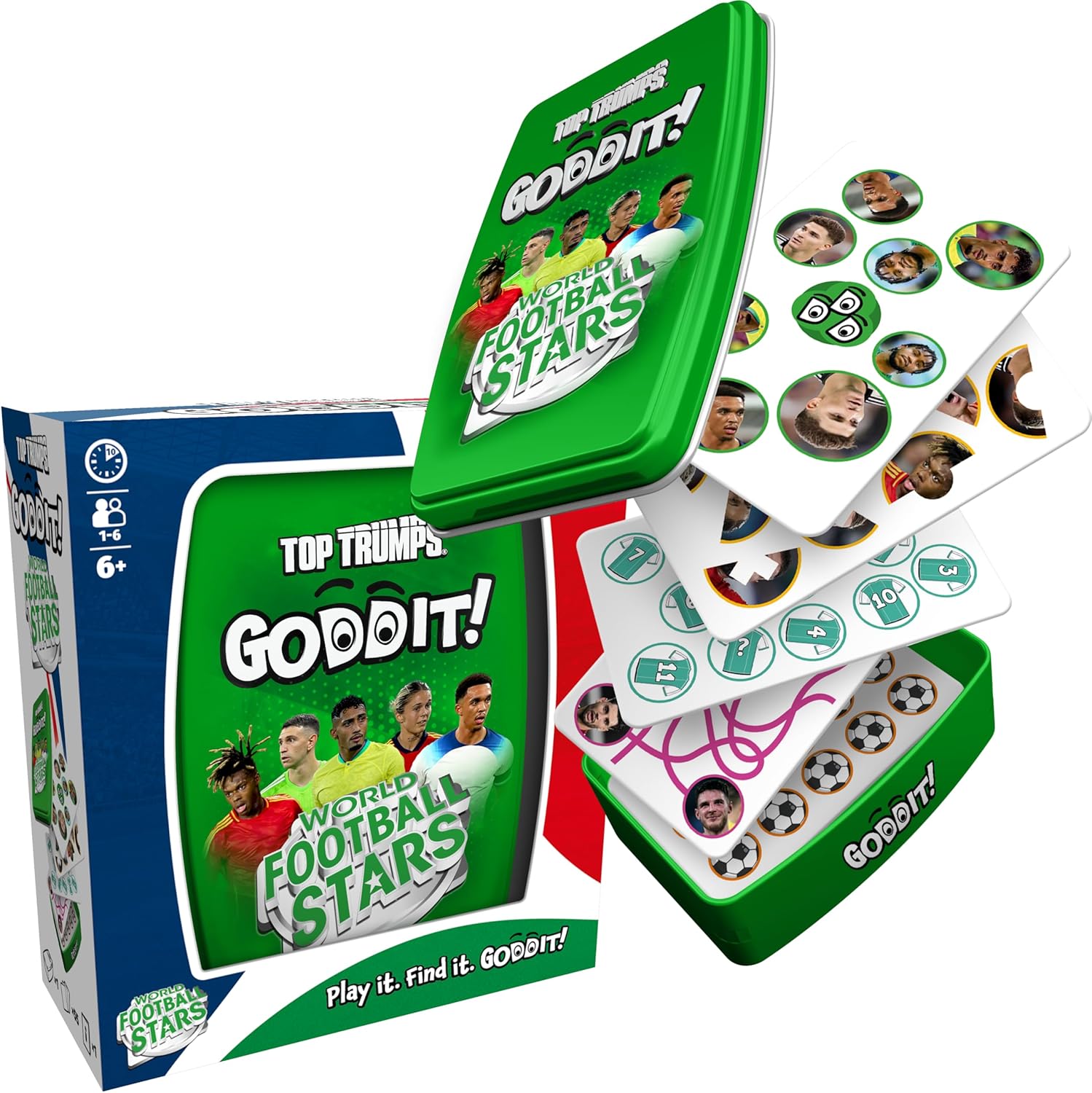 Top Trumps Goddit Game World Football Stars