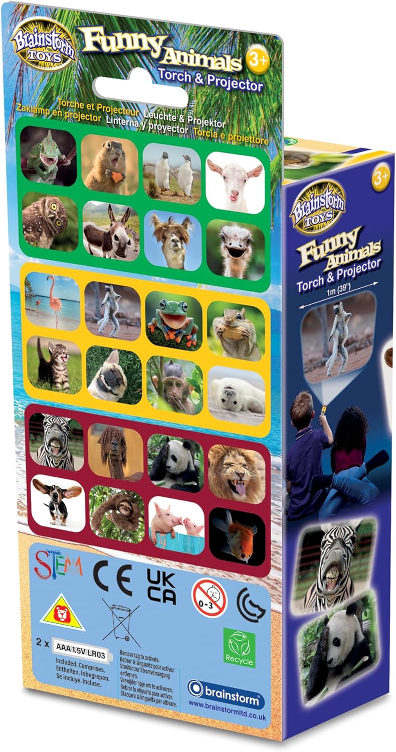 Funny Animals Torch & Projector