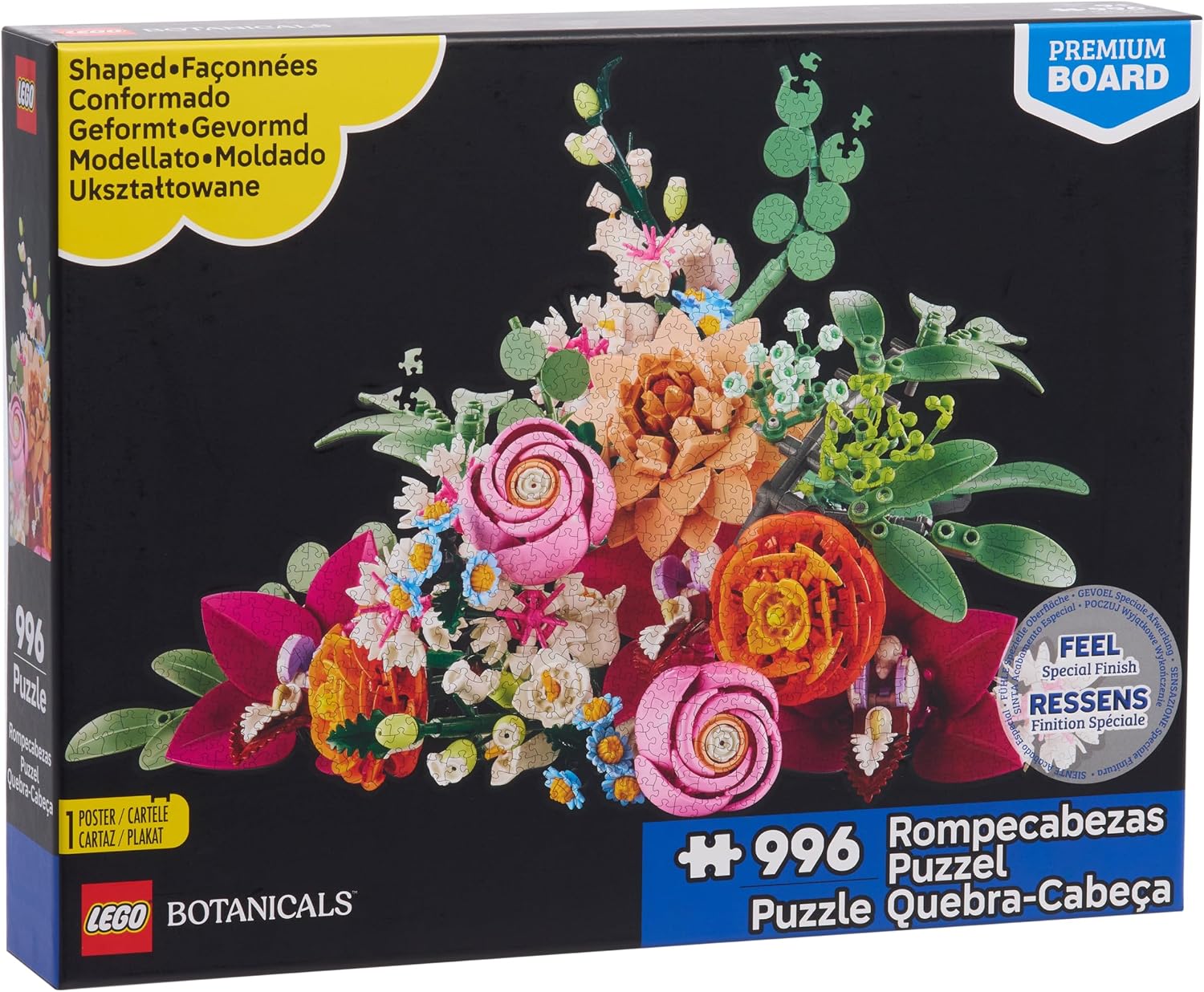 Lego Botanical Pink Bouquet 996 Piece Puzzle