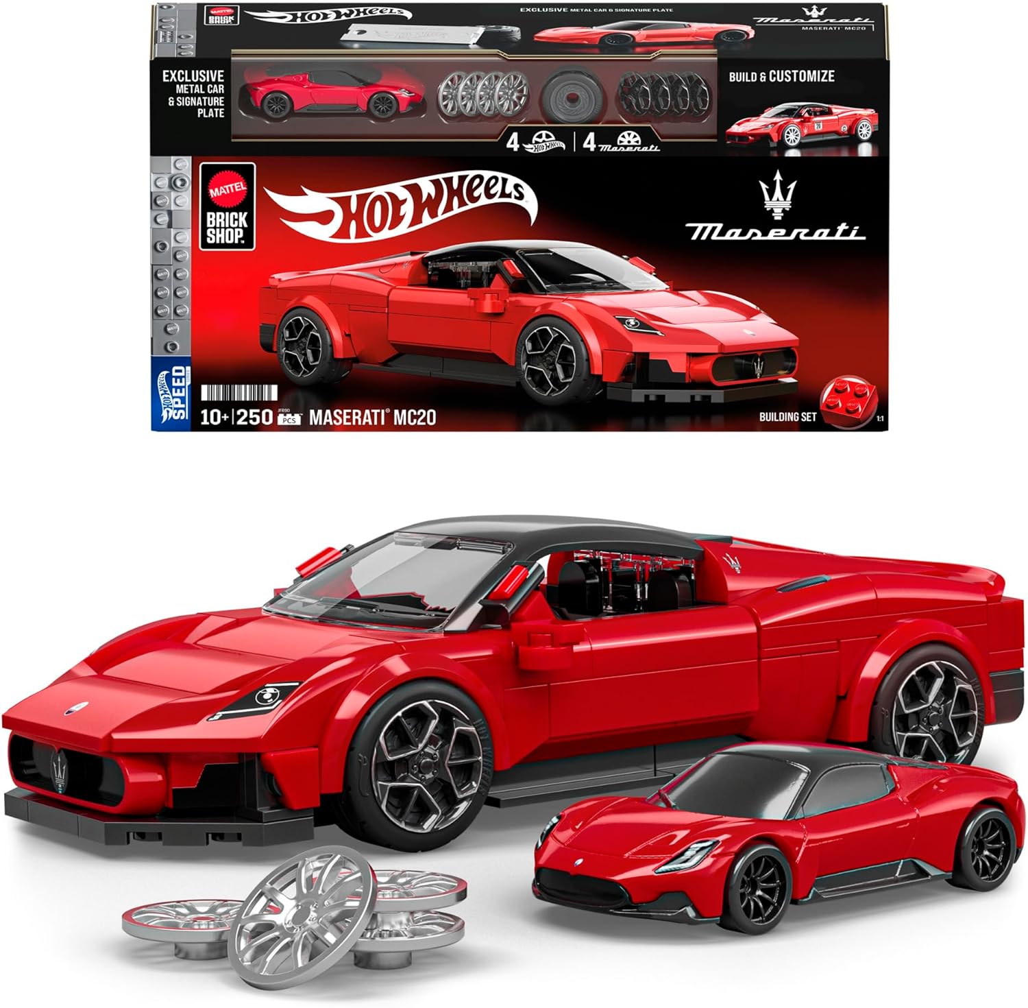 Hot Wheels Brick Shop Maserati MC20
