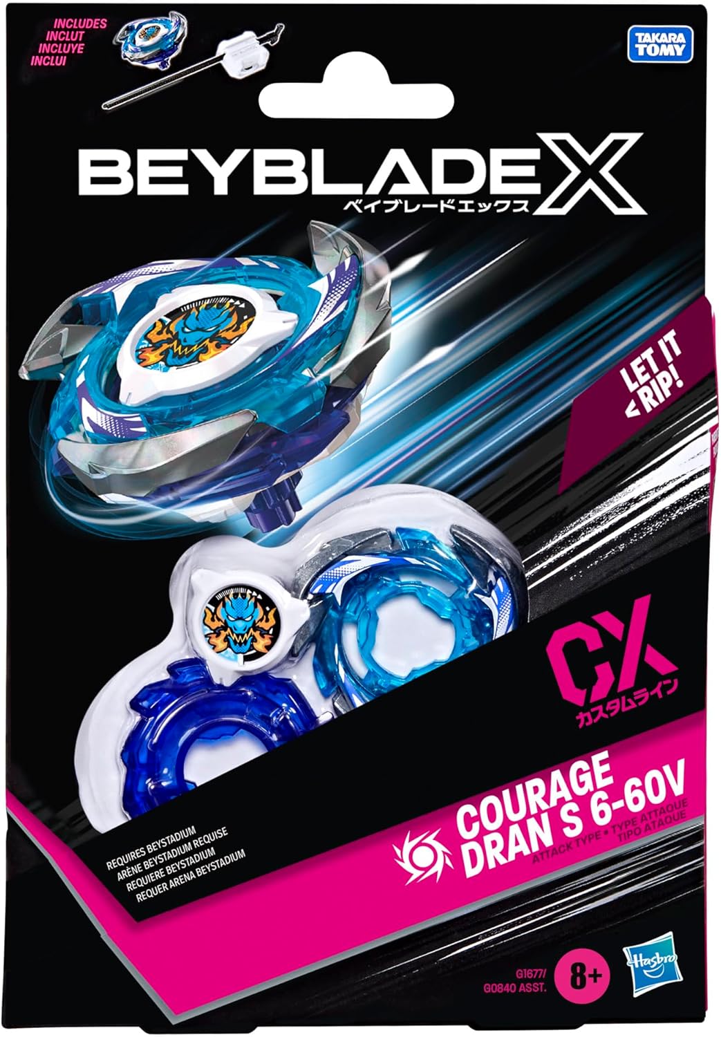 Beyblade X - Courage Dran S 6-60V CX Starter Pack