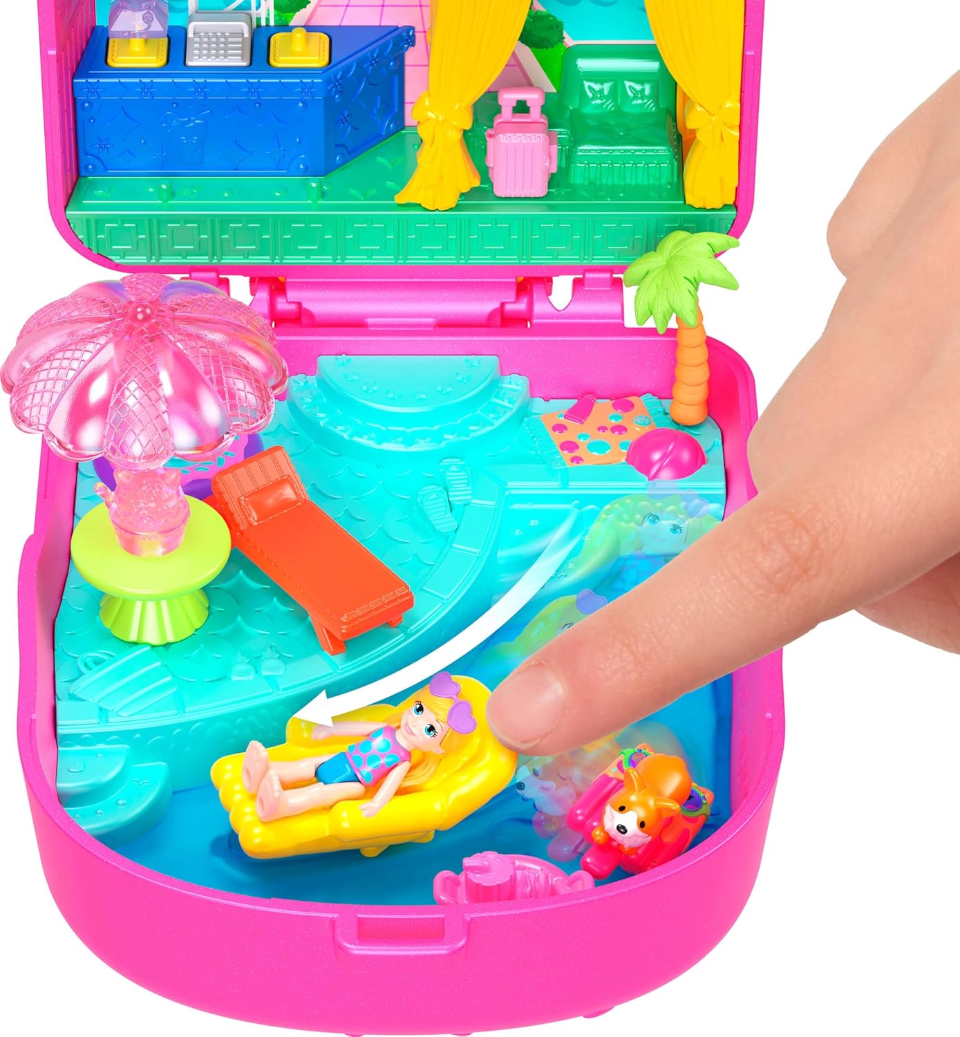 Polly Pocket Kitty Popsicle Resort Compact Playset