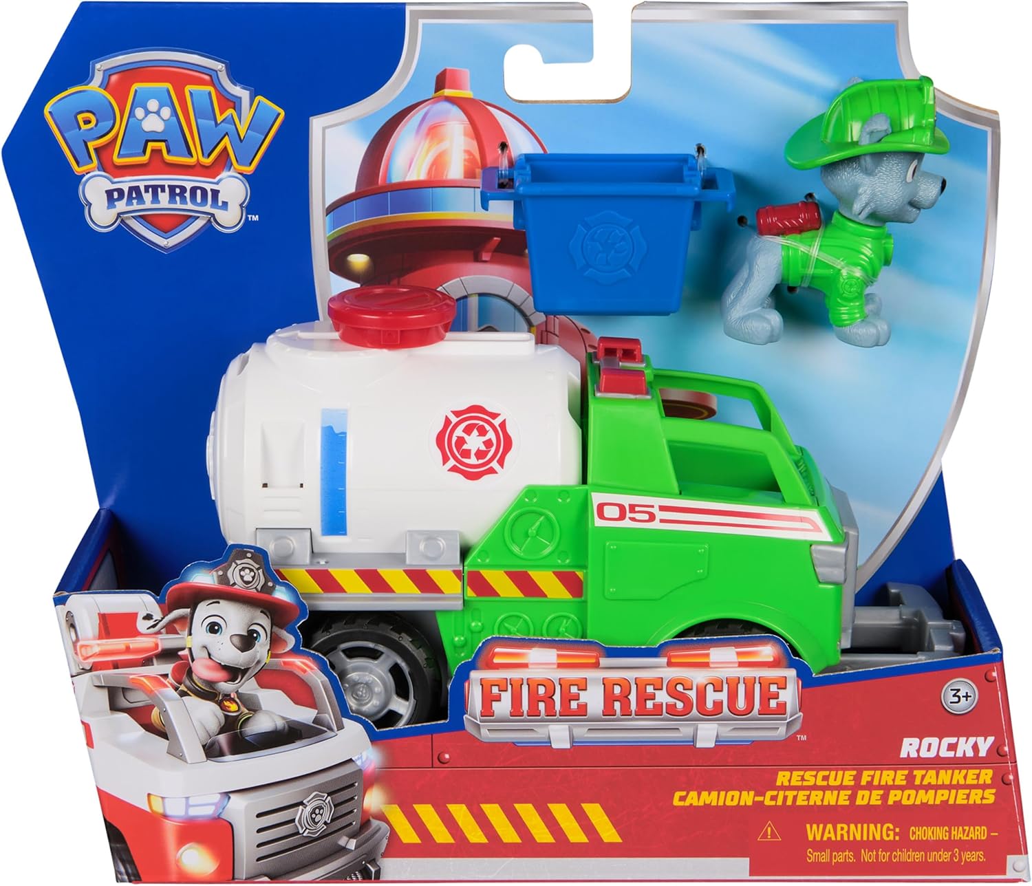 Paw Patrol Fire Rescue Vehicle - Rocky