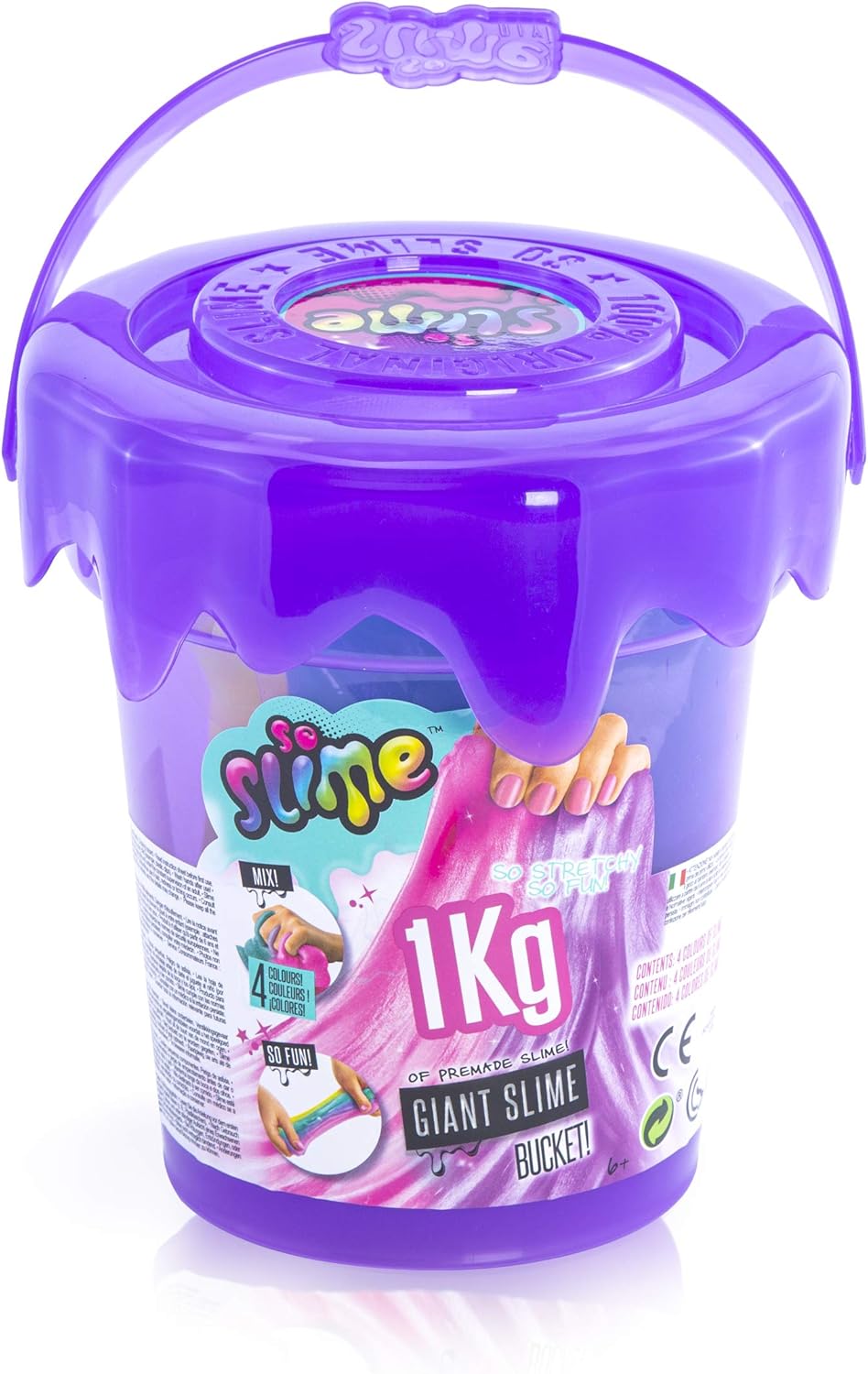 So Slime 1Kg Giant Bucket Assorted Colours