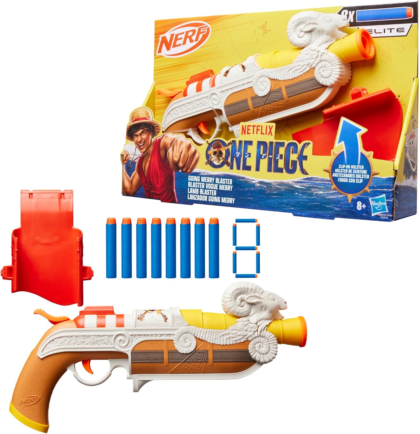 Nerf One Piece Going Merry Blaster and Holster