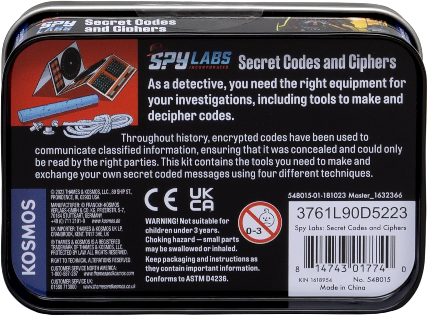 Spy Labs Secret Codes & Ciphers Kit