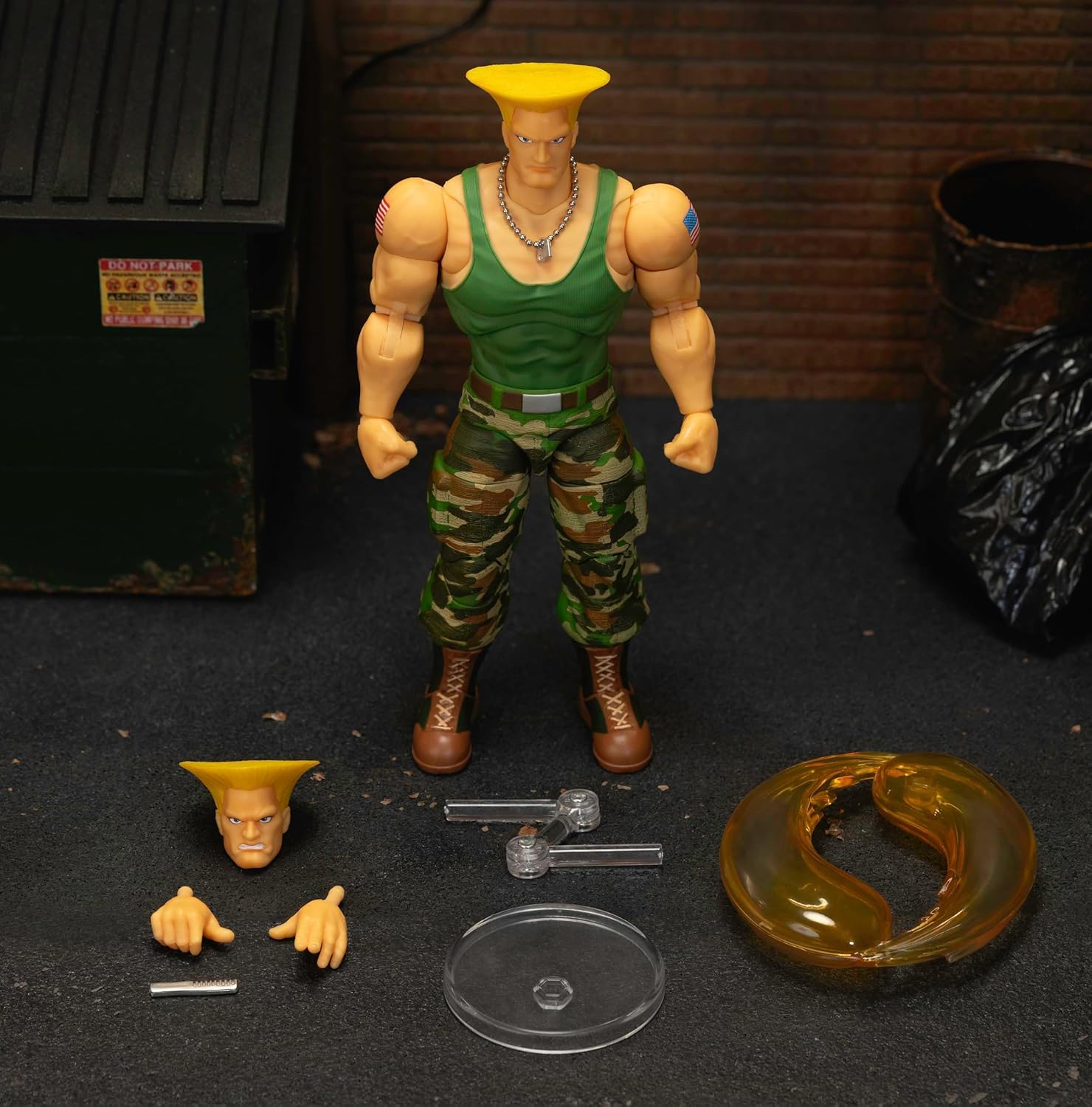 Jada Ultra Street fighter II Guile Action Figure