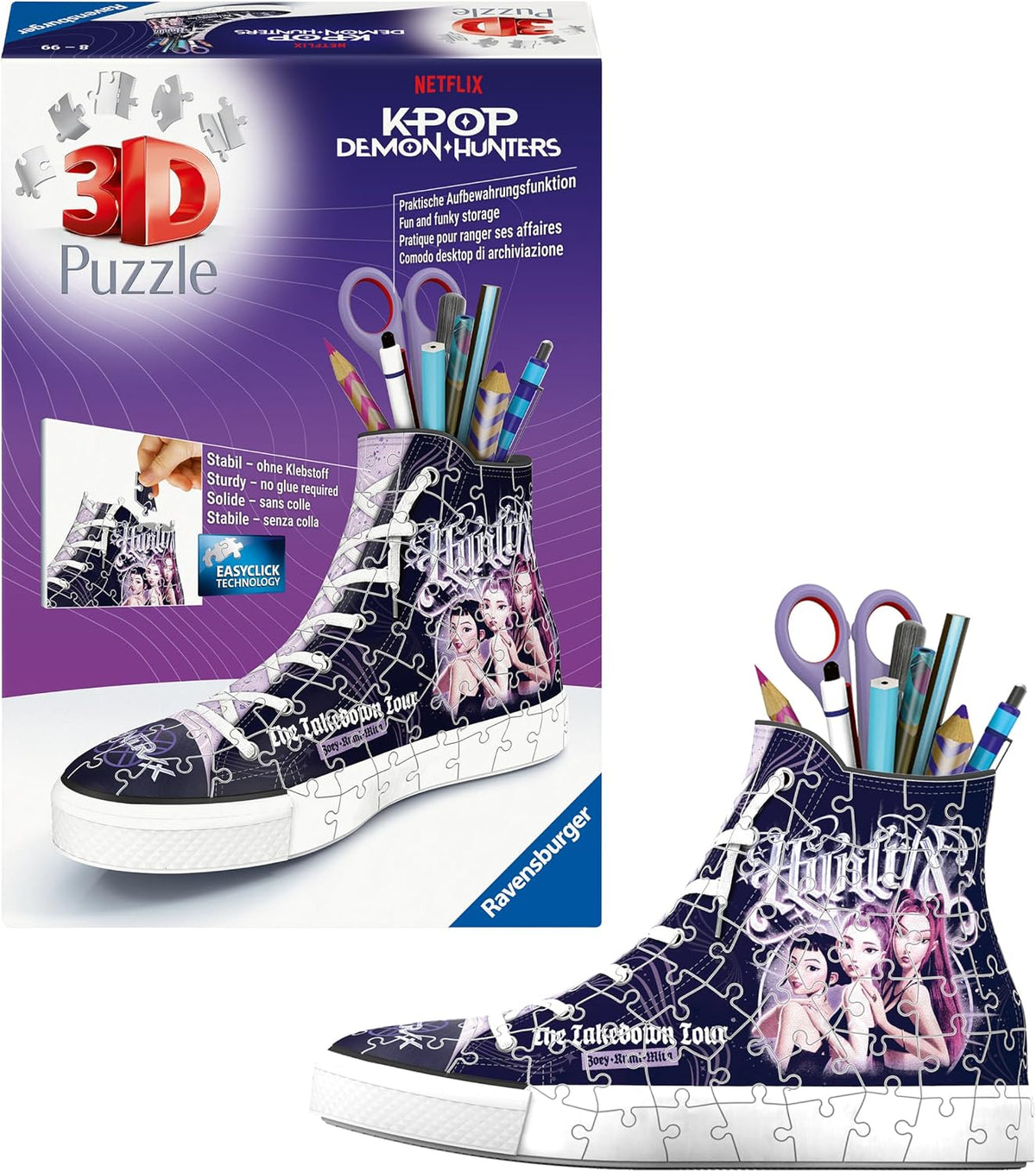 Kpop Demon Hunters 3D Sneaker 108 Piece Puzzle
