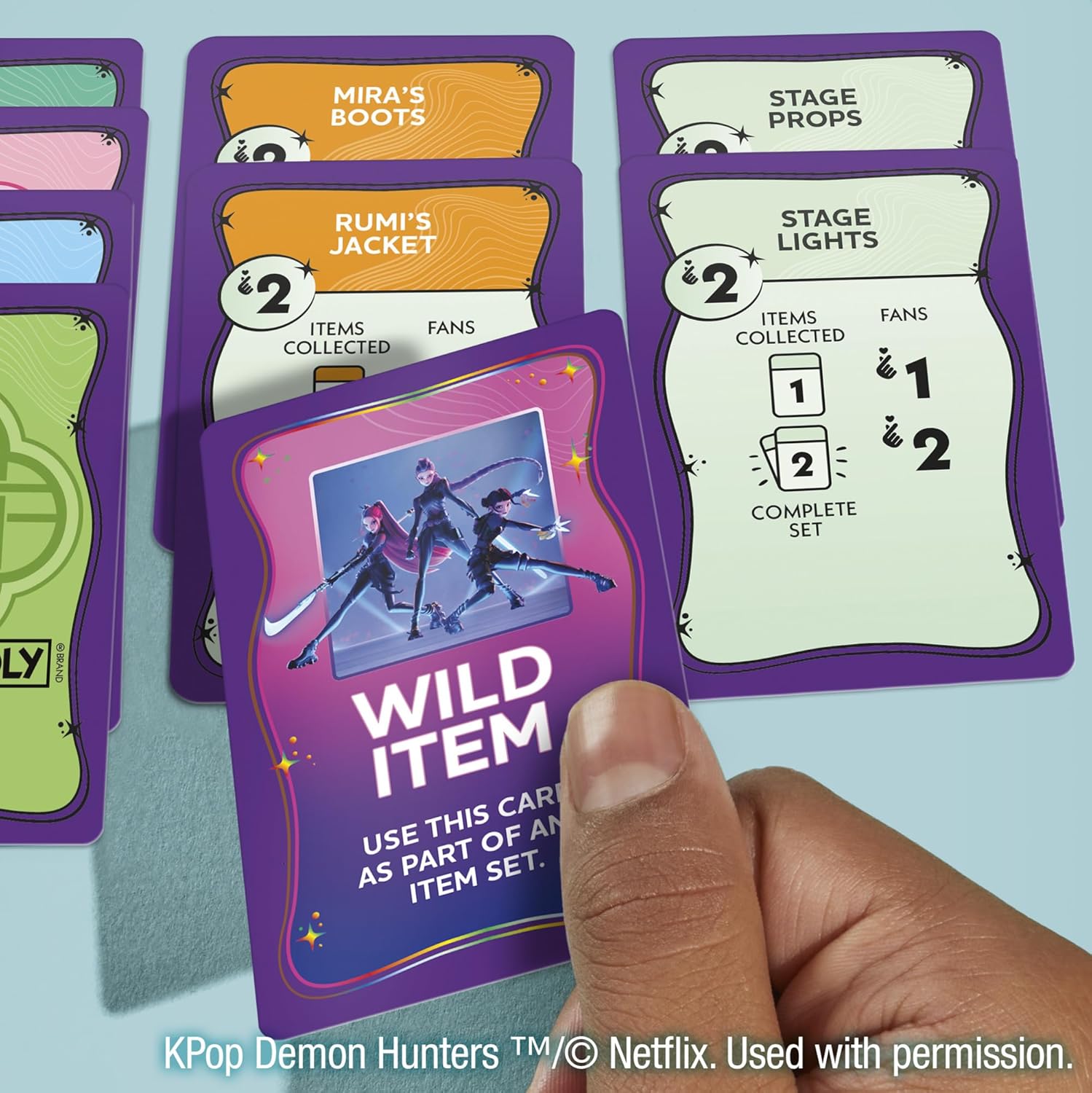 Monopoly Deal K-Pop Demon Hunters Card Game