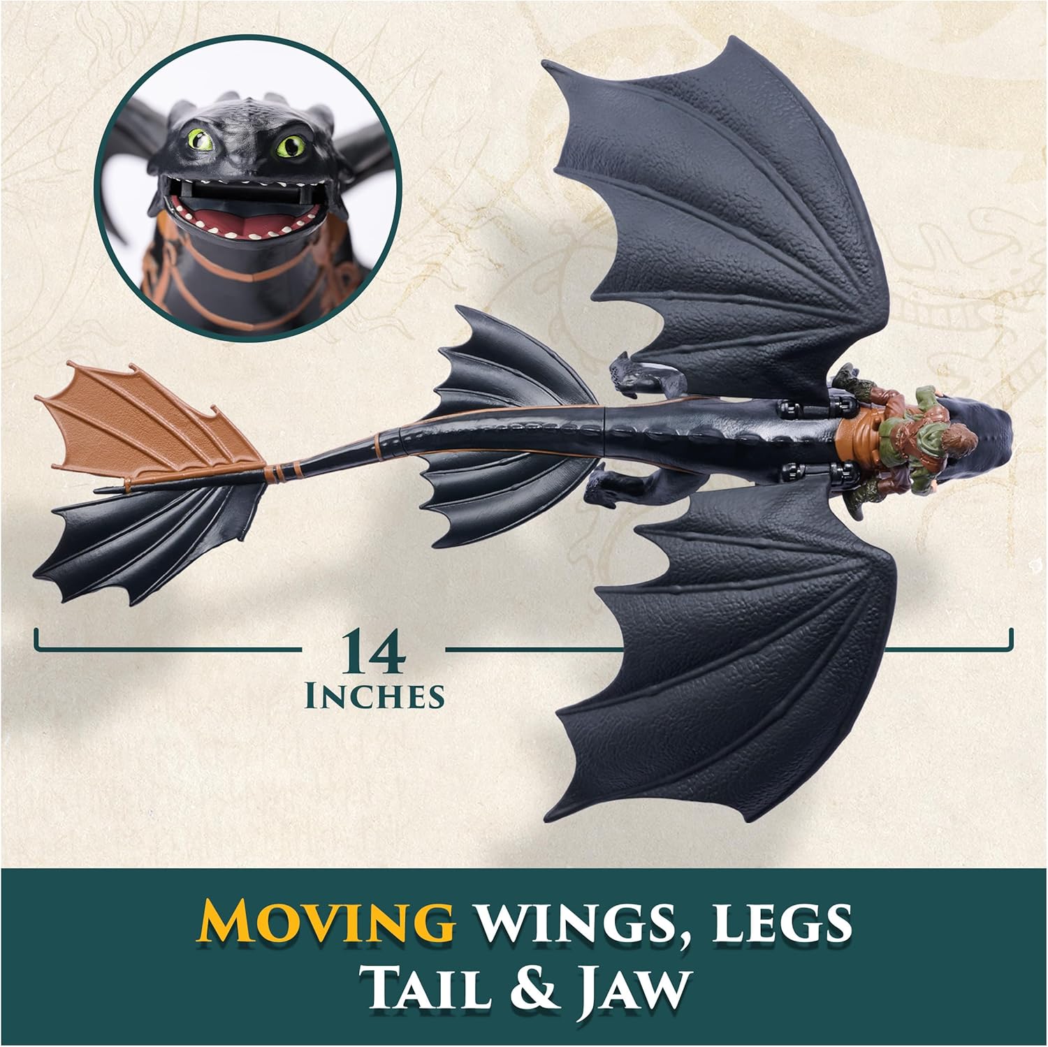 Dreamworks How to Train your Dragon Toothless & Hiccup Action Figure Set