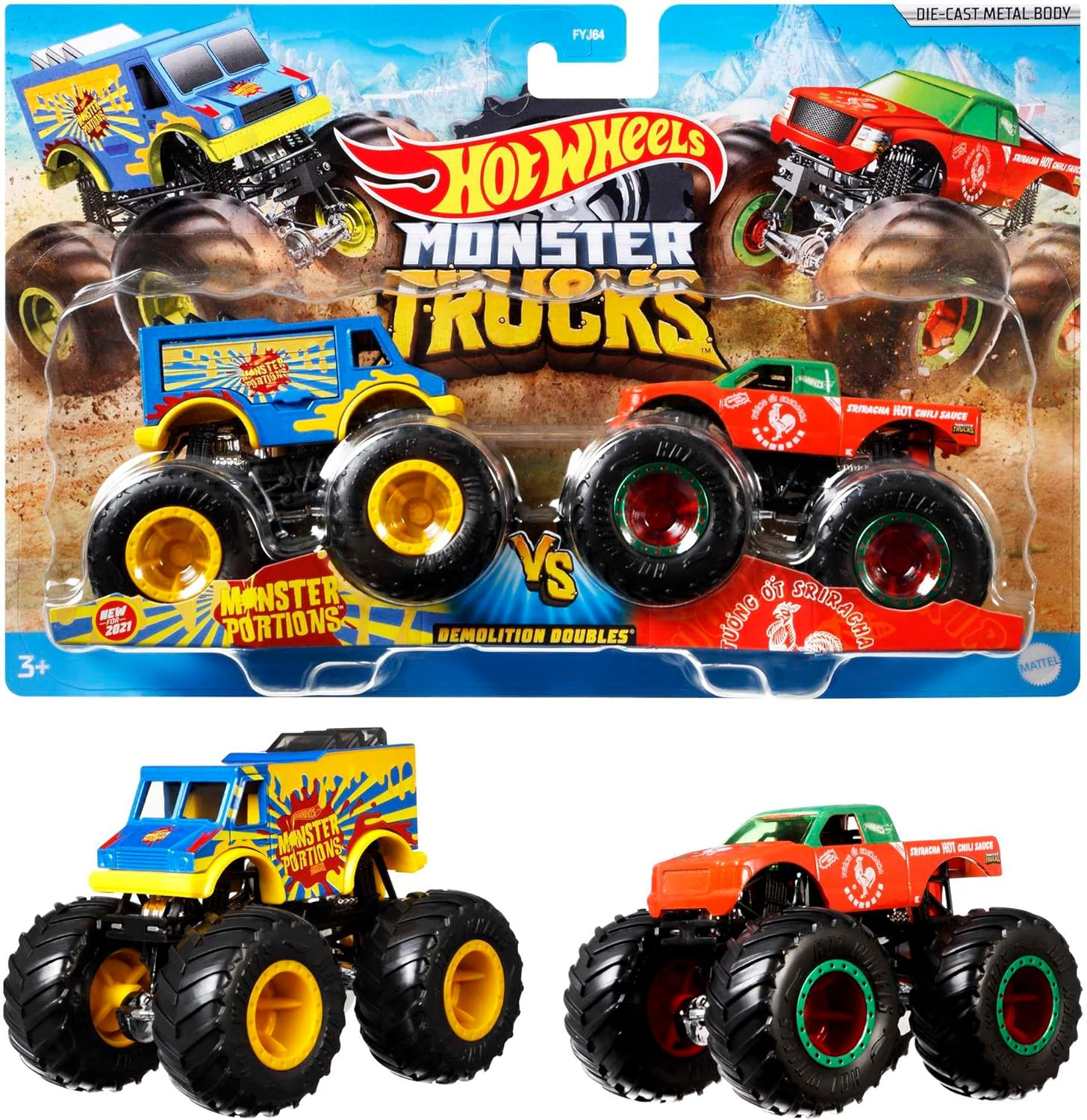 Hot Wheels Monster Trucks Demolition Doubles