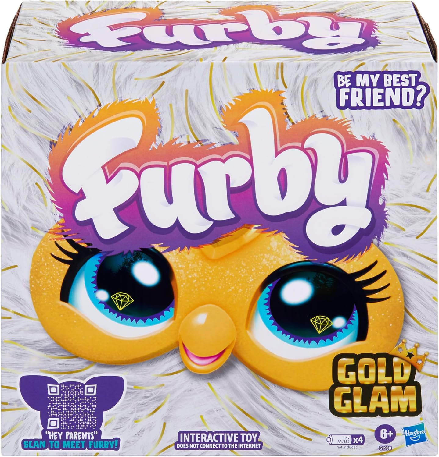 Furby Gold Glam Interactive Plush Toy