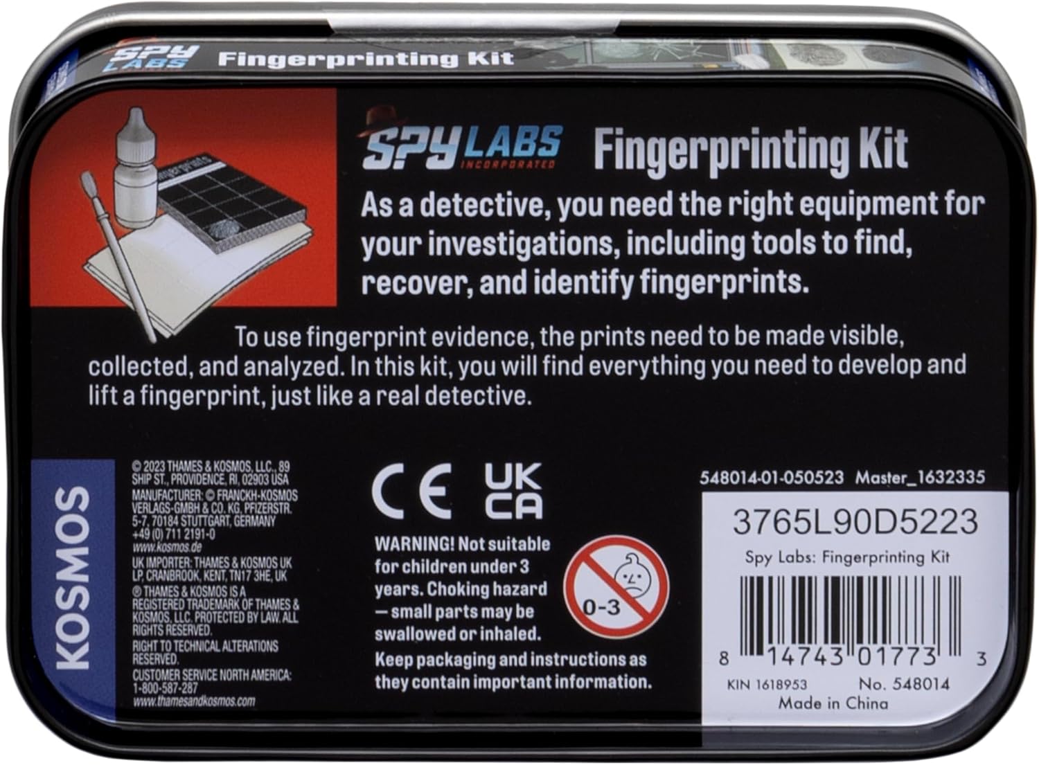 Spy Labs Fingerprinting Kit