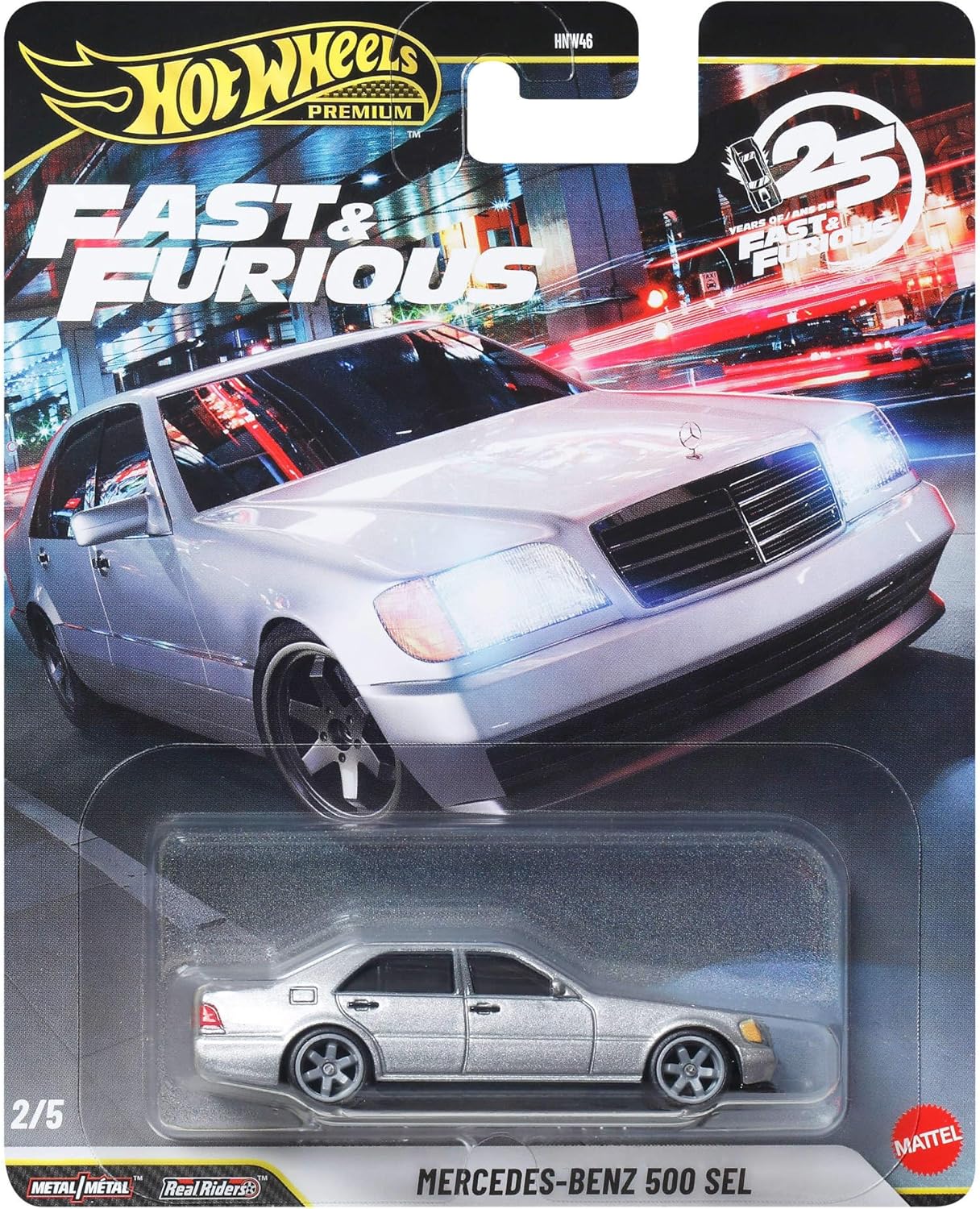 Hot Wheels Premium Fast & Furious 1:64 Mercedes-Benz 500 SEL