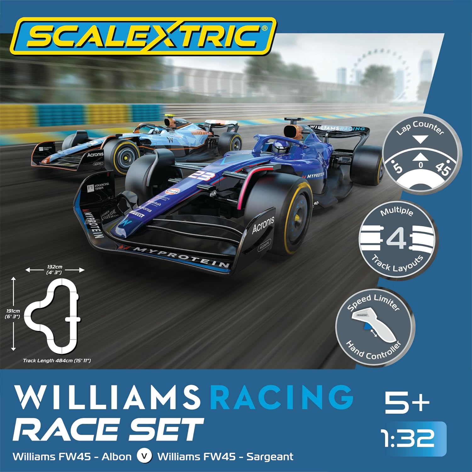 Scalextric Williams Racing Slot Car Set