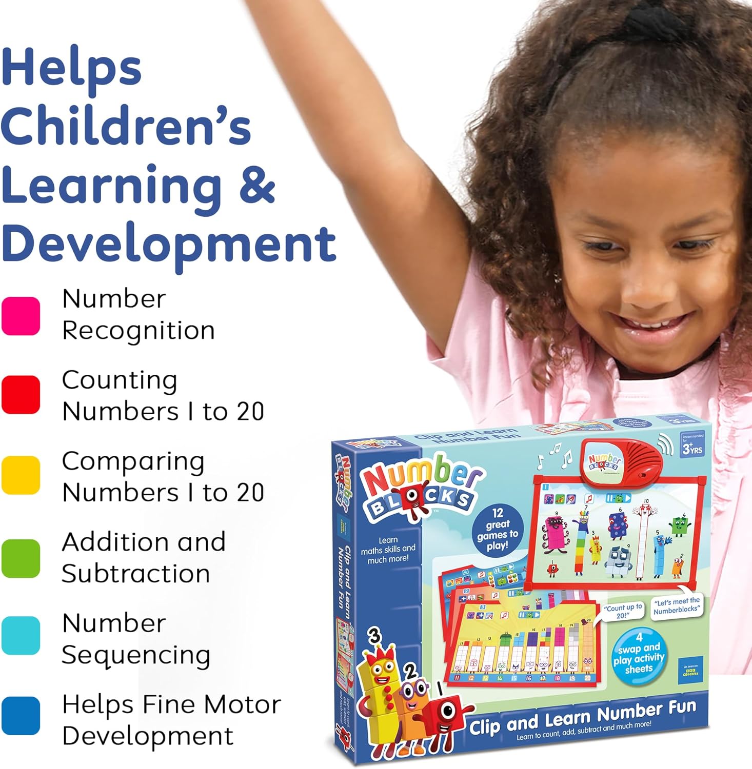 Numberblocks Clip & Learn