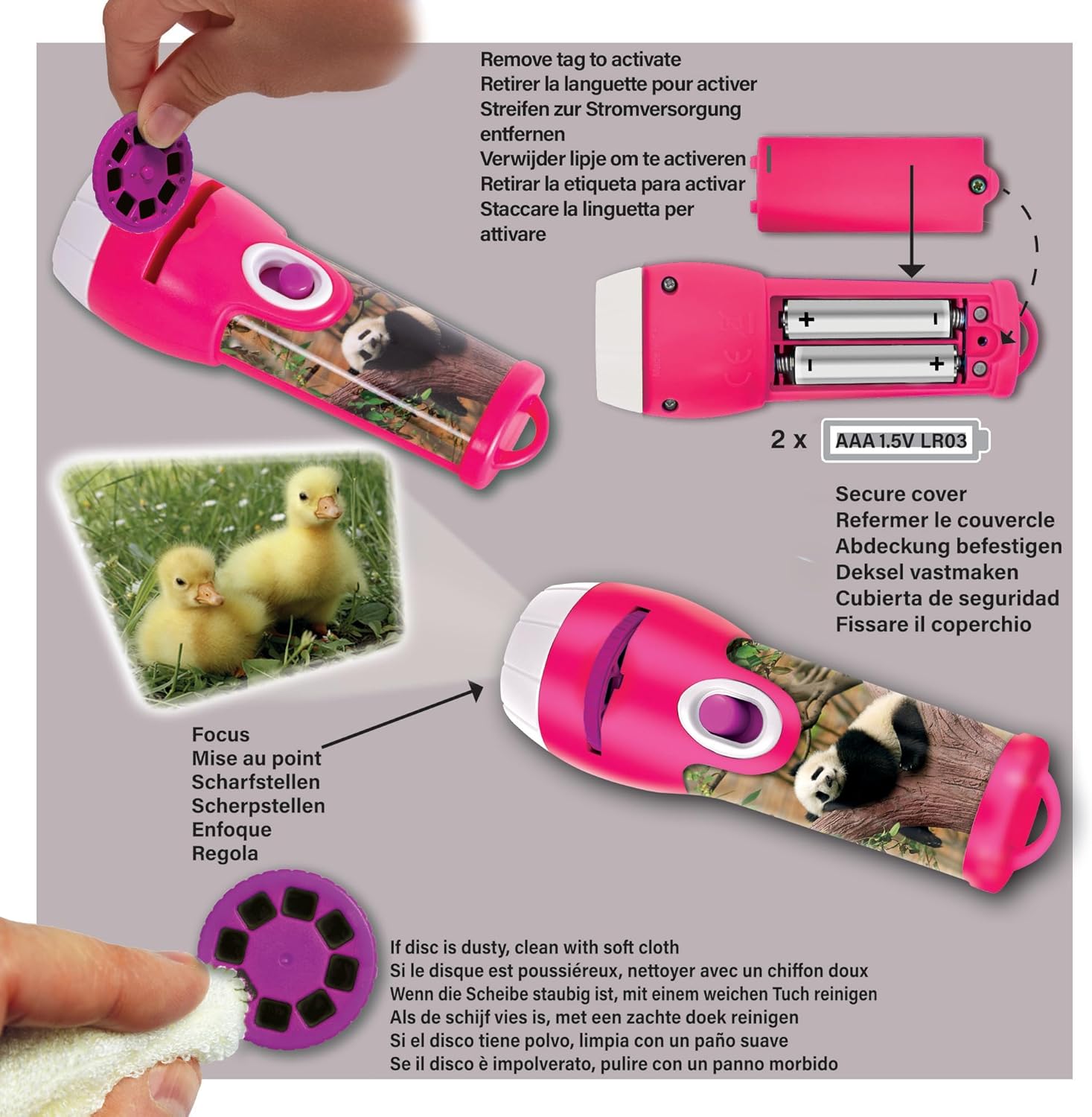 Cute & Cuddly Torch & Projector