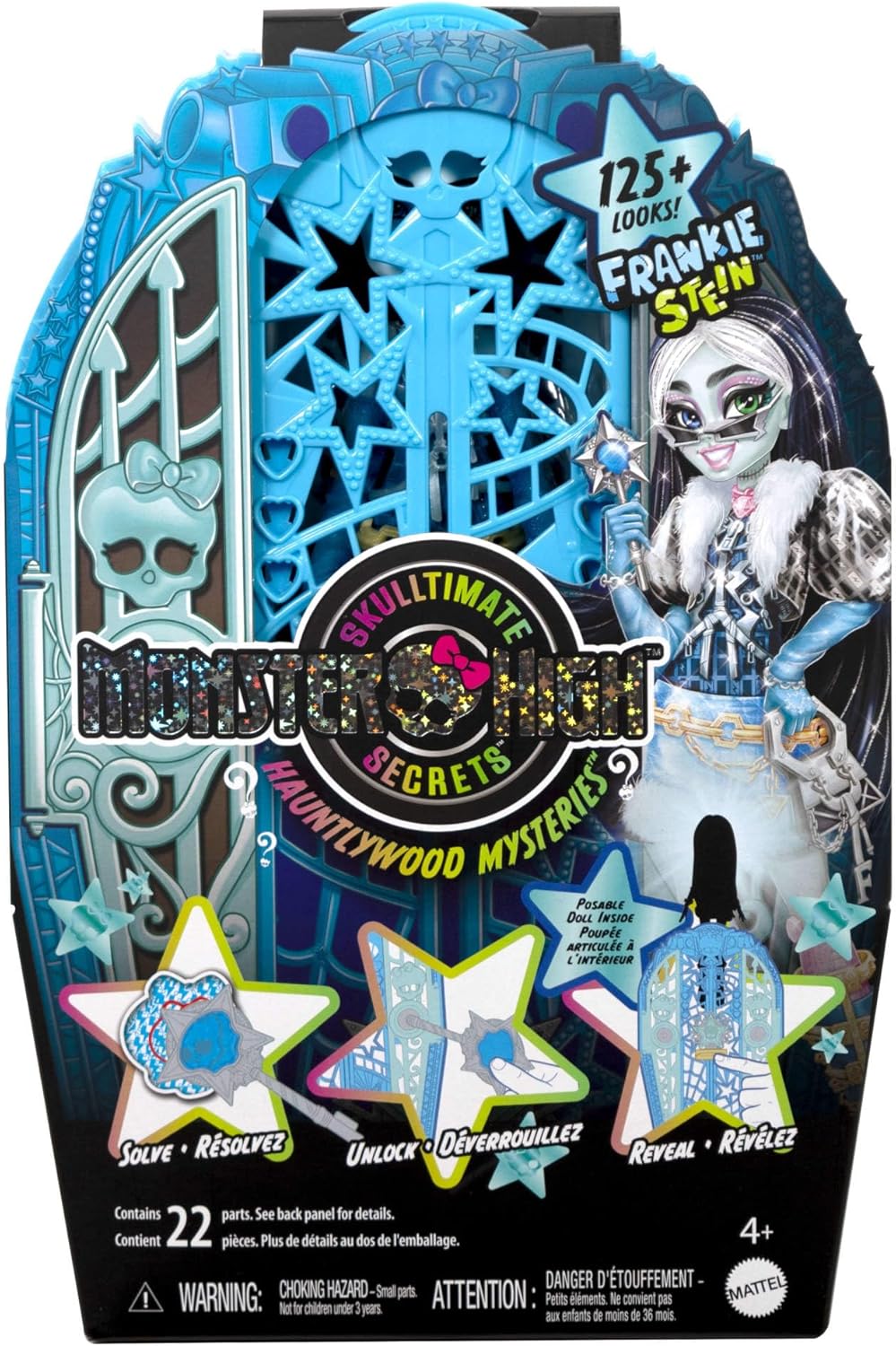 Monster High Skulltimate Secrets Hauntlywood Mysteries Doll, Frankie Stein