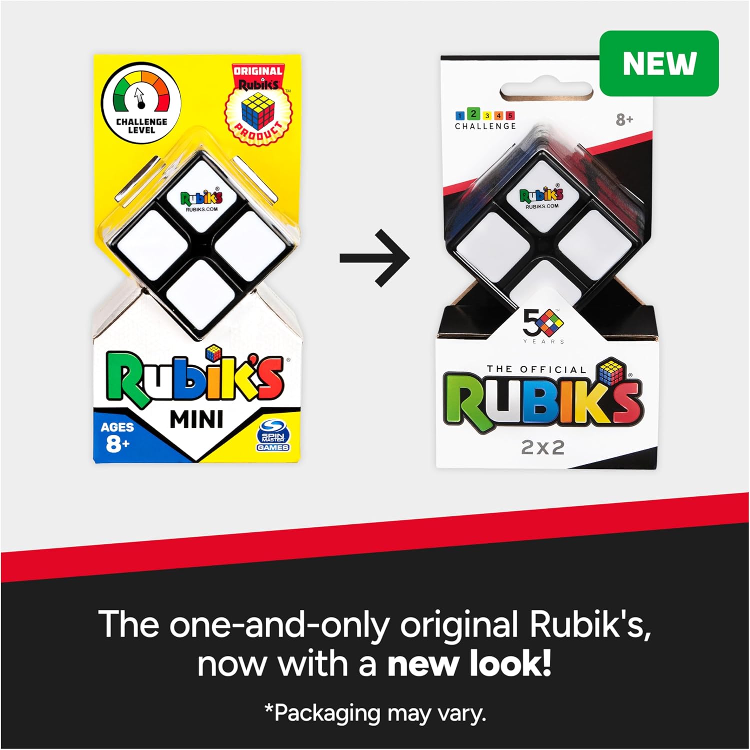 Rubiks 2x2 Mini Puzzle Cube