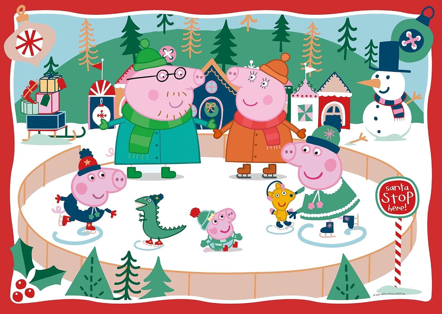 Peppa Pig Christmas Giant Floor Puzzle