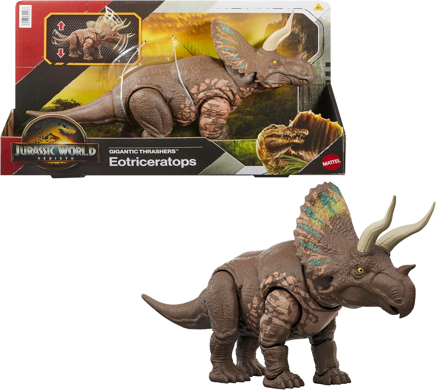 Jurassic World Rebirth - Gigantic Thrashers Eotric Dinosaur Action Figure