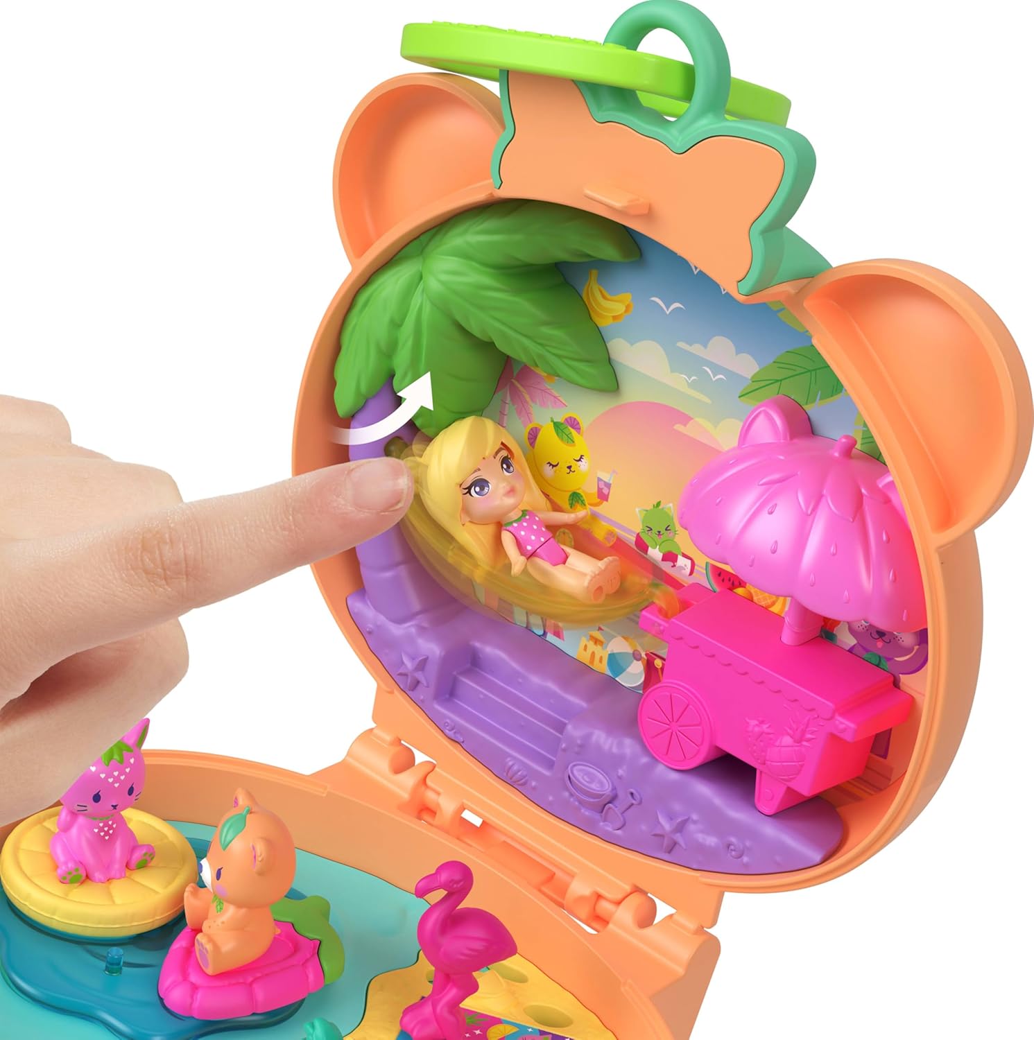 Polly Pocket Plushie Bear Compact